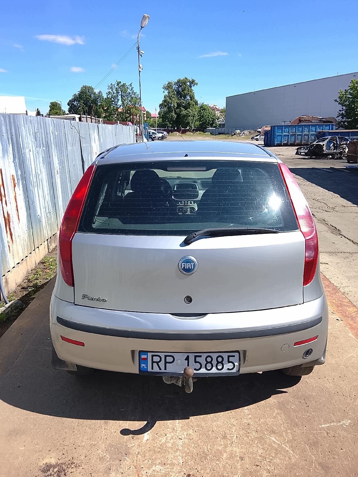 Hinterer Stoßdämpfer Fiat Punto II 1.2 Gebraucht image 3