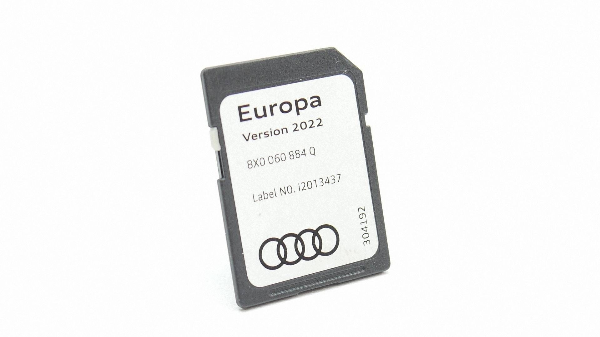 Audi Navigationskarte SD Europa 2022 OEM WAH45503 image 2