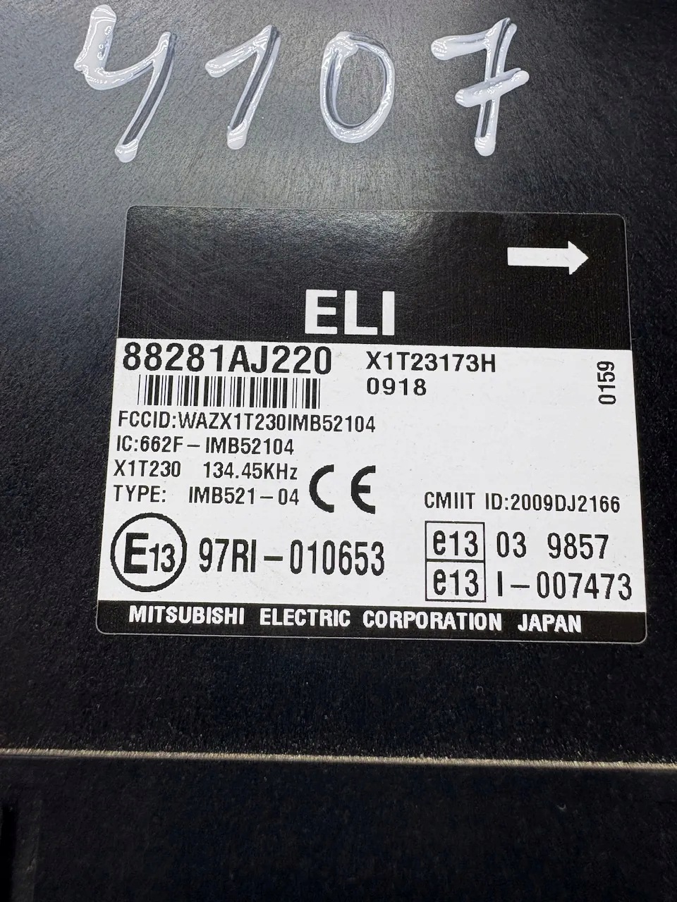 Module confort Subaru 88281AJ220 2.0L diesel 2012 image 8