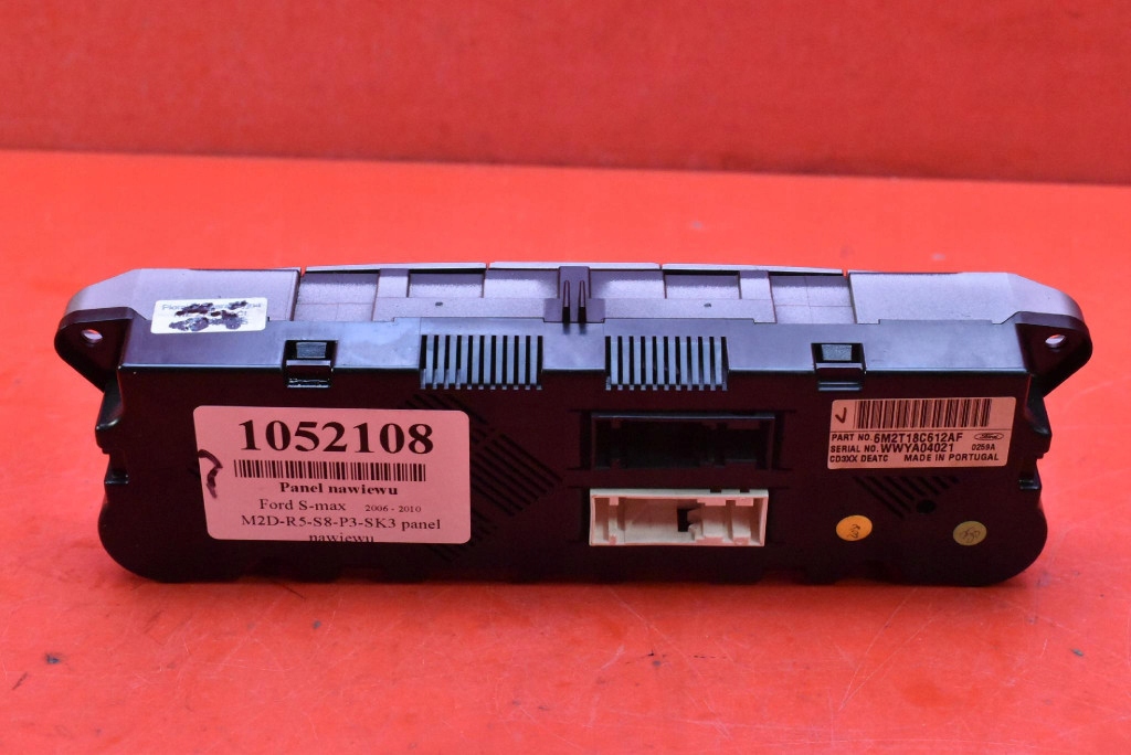 Climate Control Panel 6M2T-18C612-AF Ford S-MAX MK1 06-10 image 4