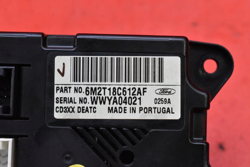 Climate Control Panel 6M2T-18C612-AF Ford S-MAX MK1 06-10 image 8
