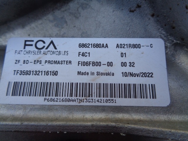 Ohjausvaihde Fiat E-Ducato RAM ProMaster 68621680AA