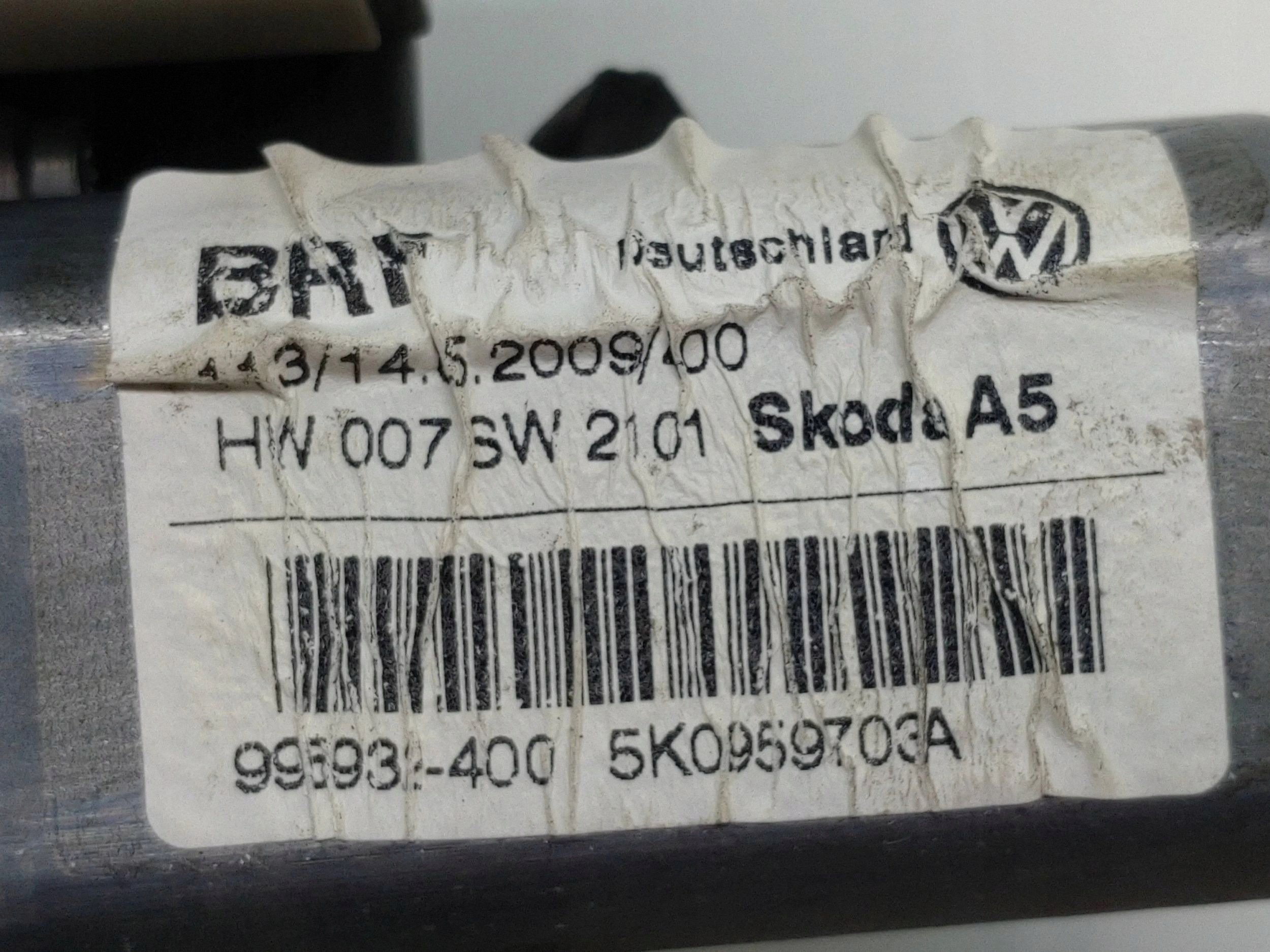 Motor elevalunas trasero Skoda Octavia 5K0959759 image 6