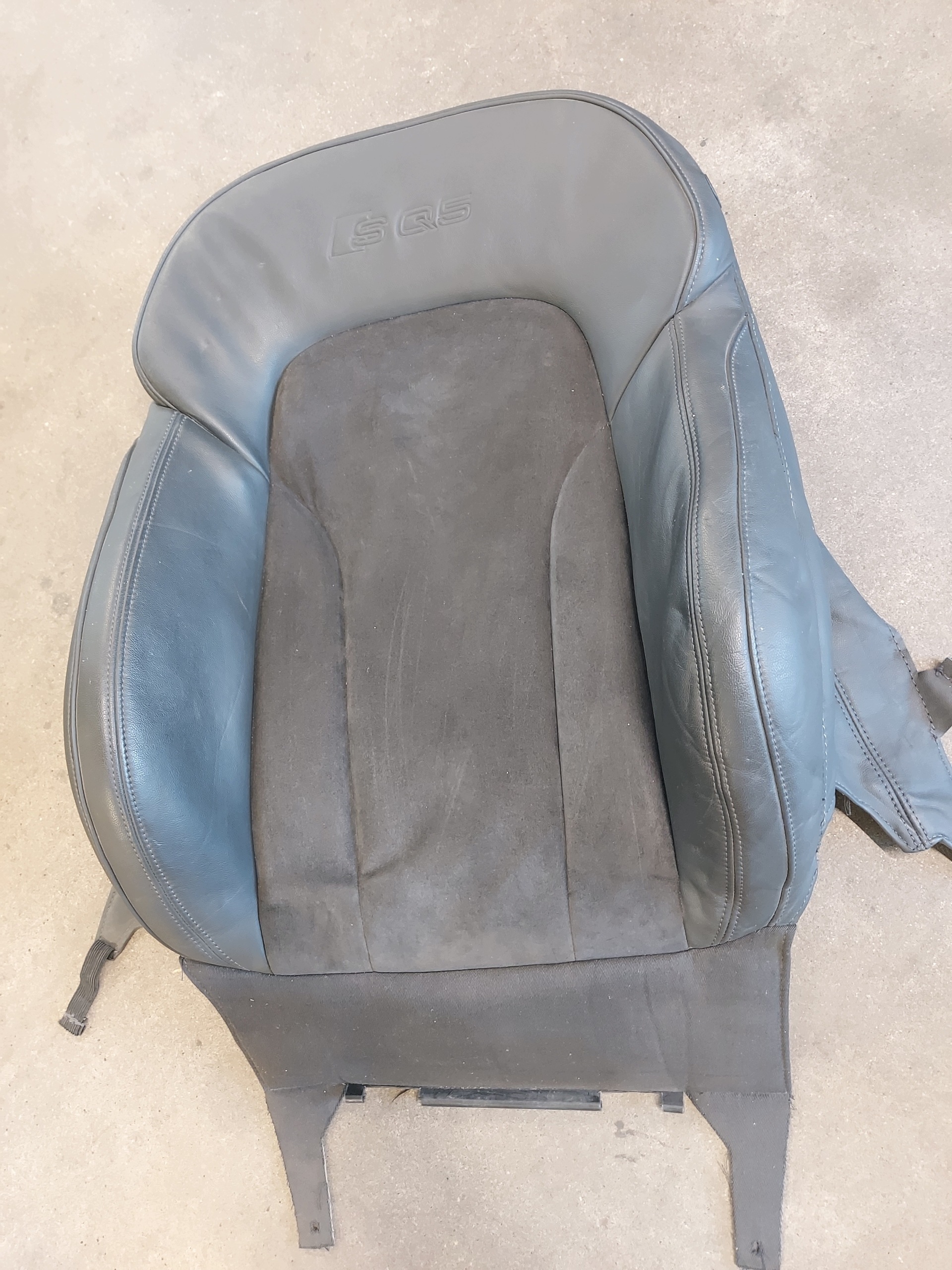 Schienale sedile conducente Audi SQ5 8R Alcantara usato