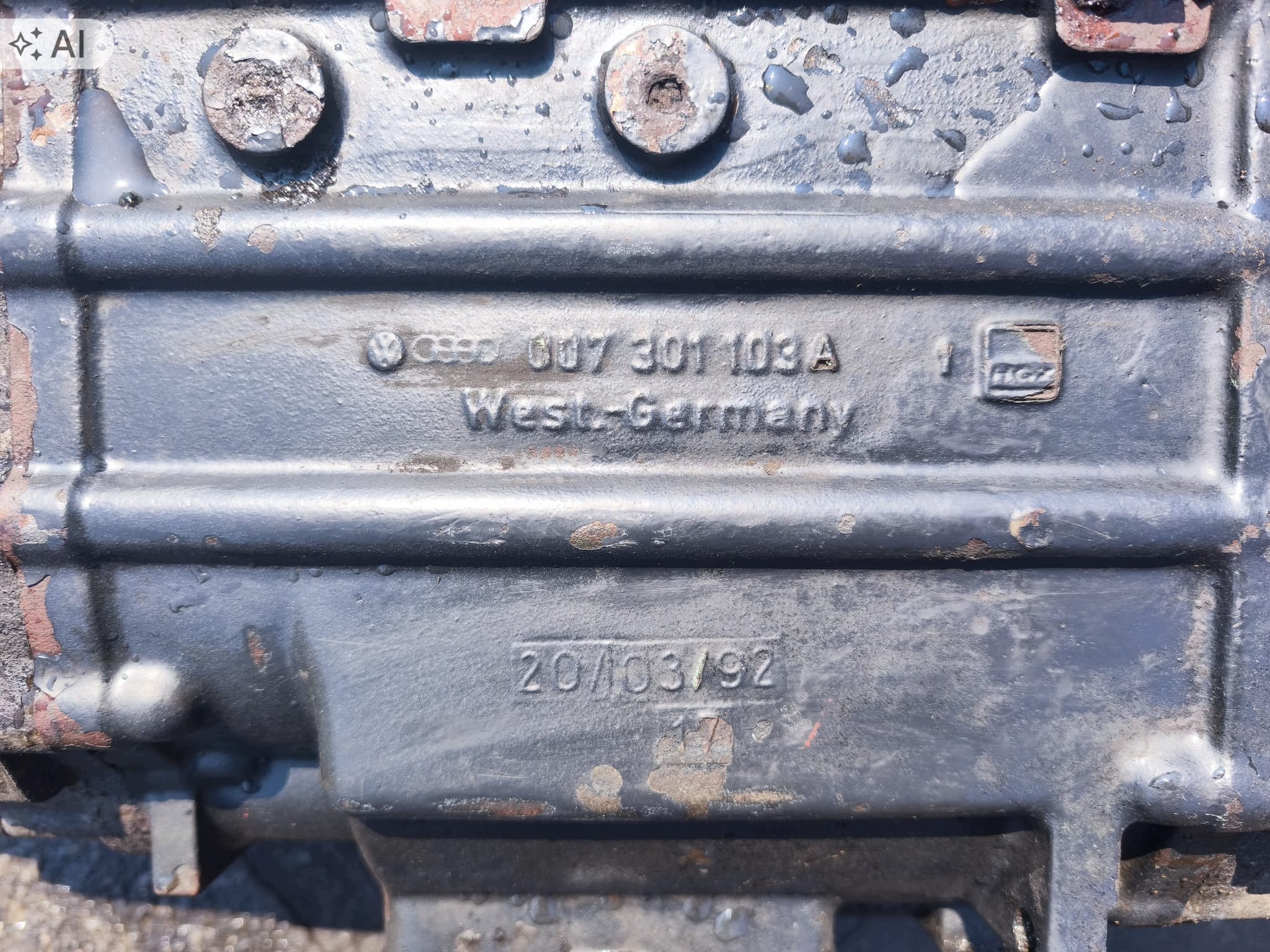Caja de cambios manual VW G90 007301103 image 5