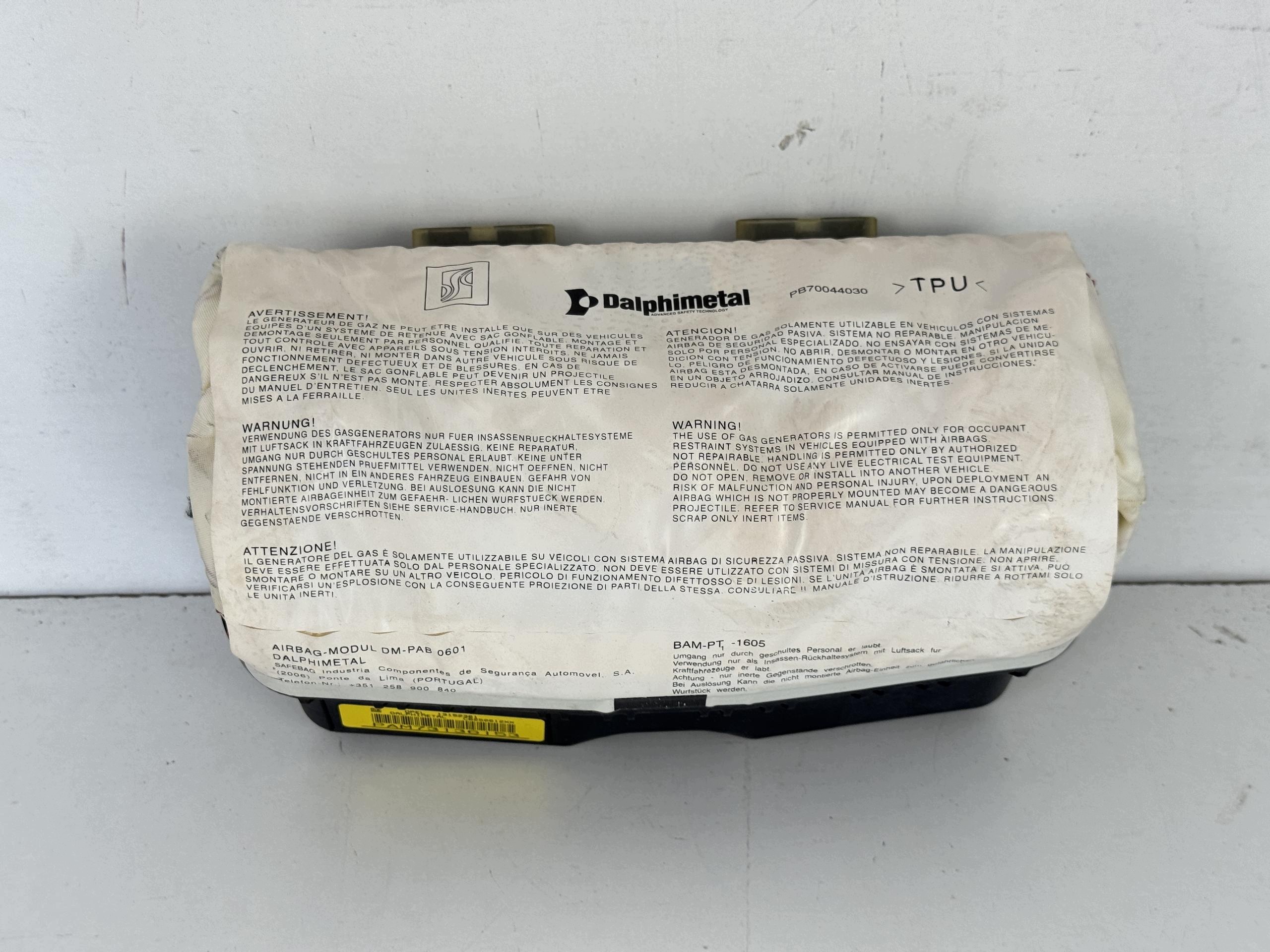 Airbag Beifahrer 2pin EU Opel Corsa D 13152361