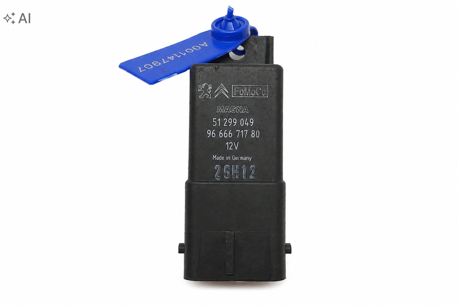 Relais gloeibougies Volvo V50 S40 II C30 C70 II 9666671780