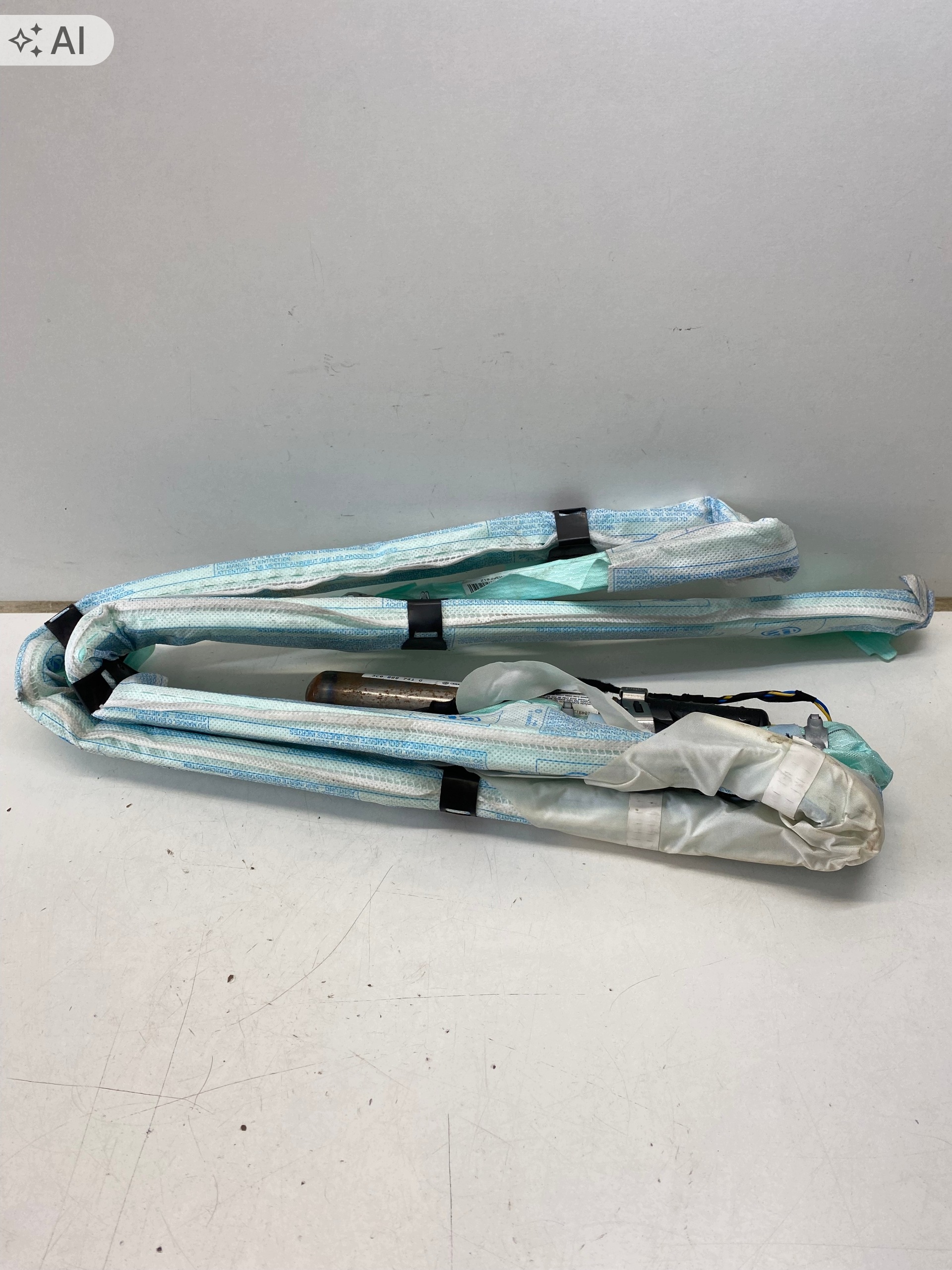 VW Passat B7 Kurtainairbag links 3C0880741G image 2