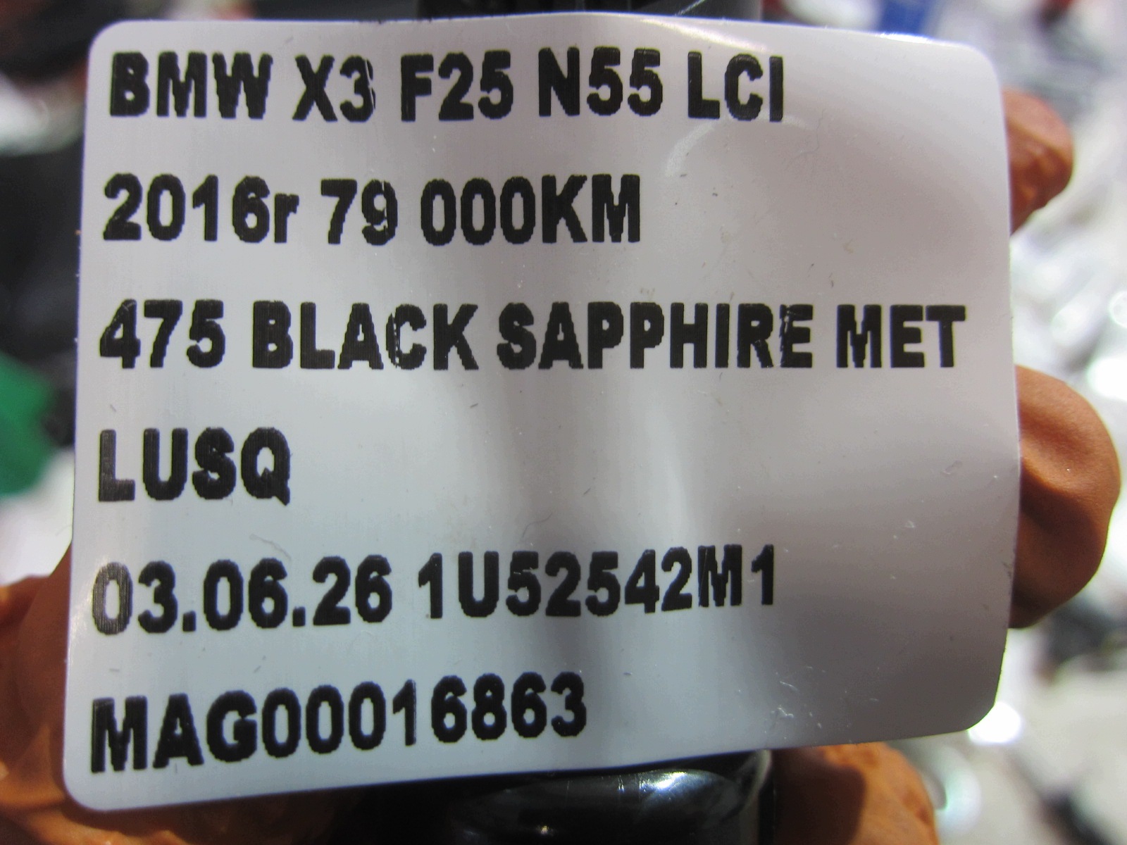 BMW X3 F25 X4 F26 Spritzdüse Rechts 7357002 image 9