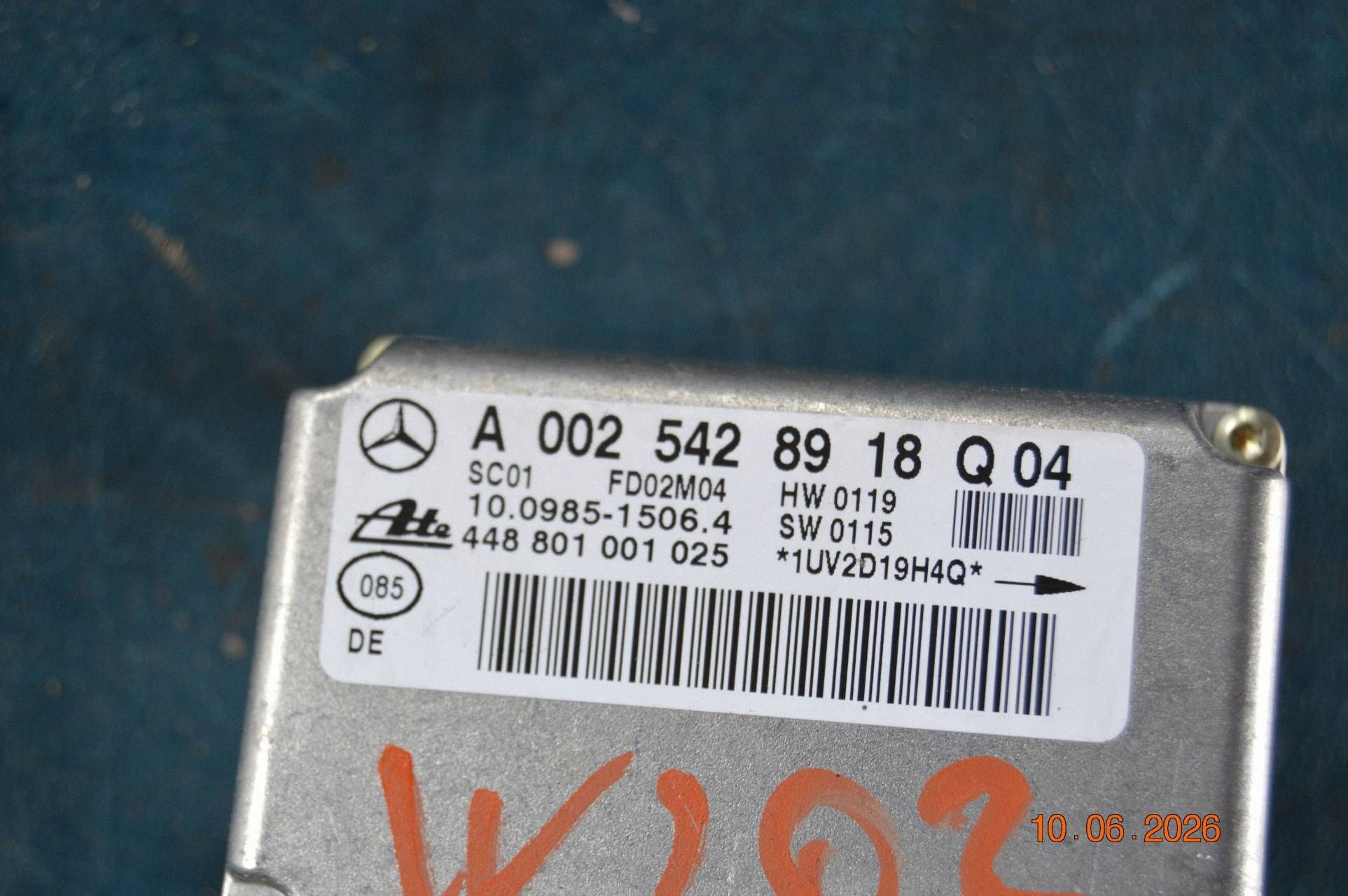 Capteur d'accélération ESP Mercedes ML W163 A0025428918Q04 image 3