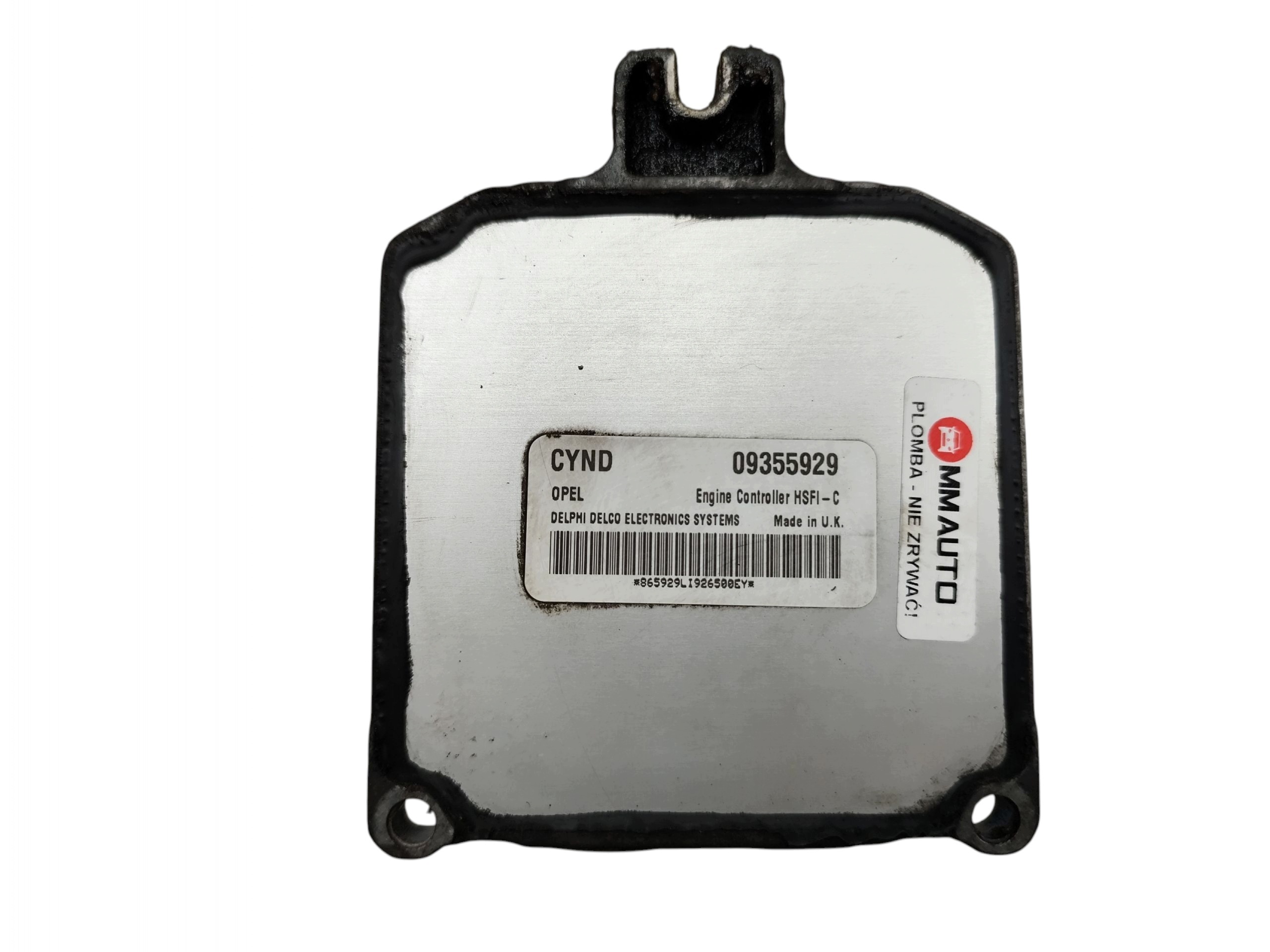 Engine Control Unit Opel Astra G 1.6 16V 101HP MM_09355929