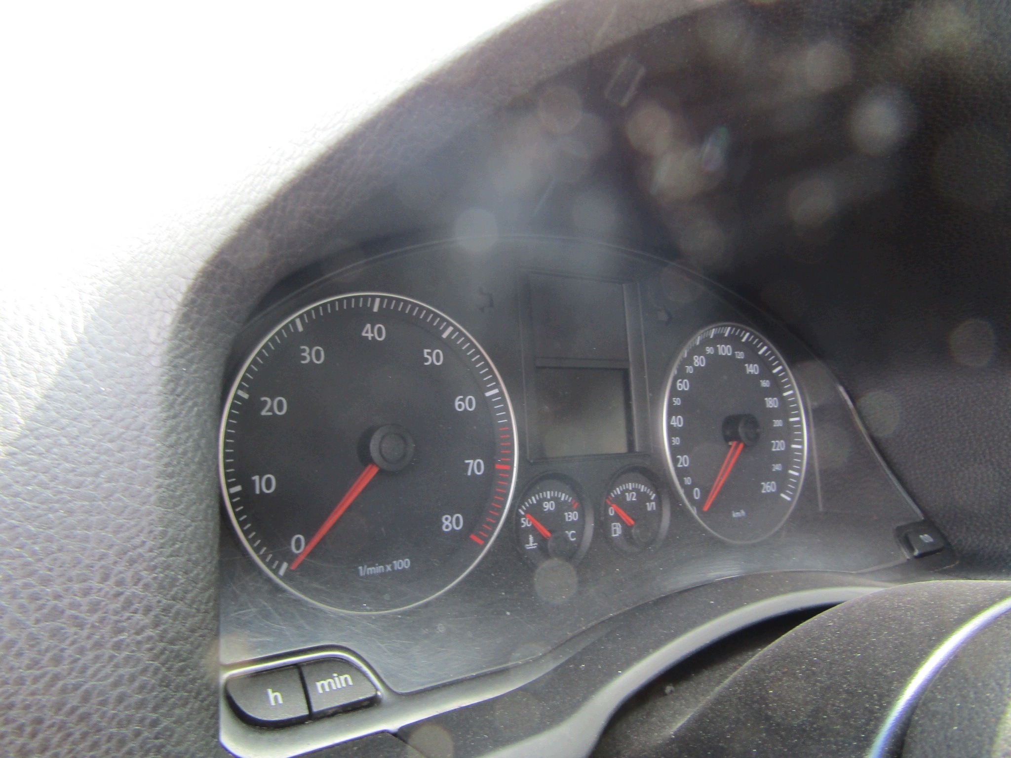 VOLKSWAGEN GOLF 5 MK5 Clock counter image 3
