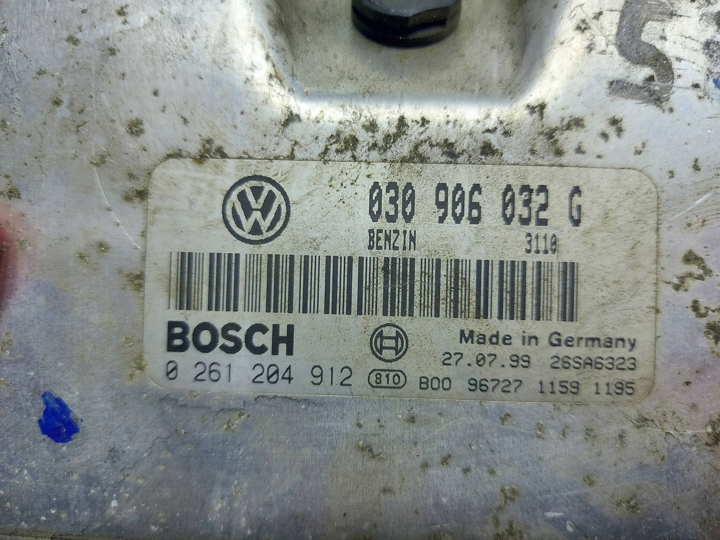 Engine Computer VW Polo III 6N 1.0 Petrol 030906032G Used image 4