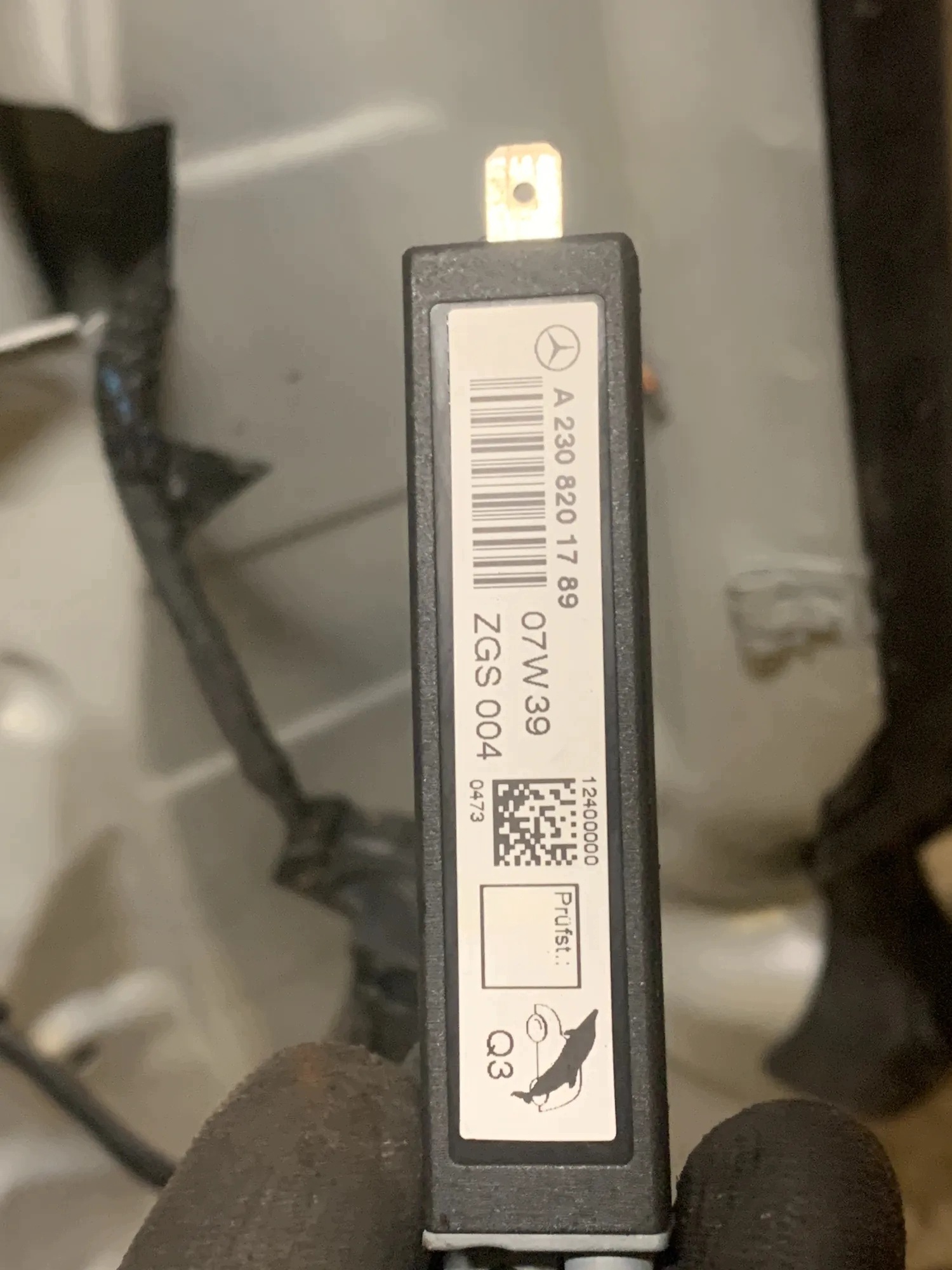 Rechte Säulenverkleidung Mercedes SL R230 5146588 image 4