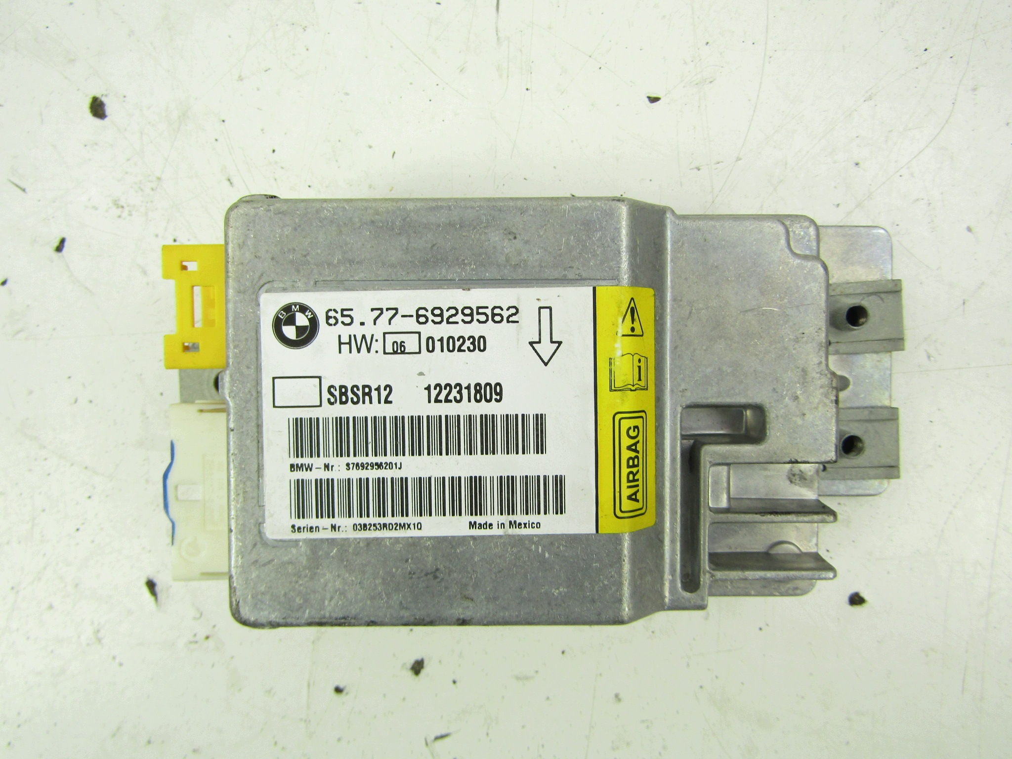 Capteur SRS BMW 7 E65 E66 E67 6929562 image 9