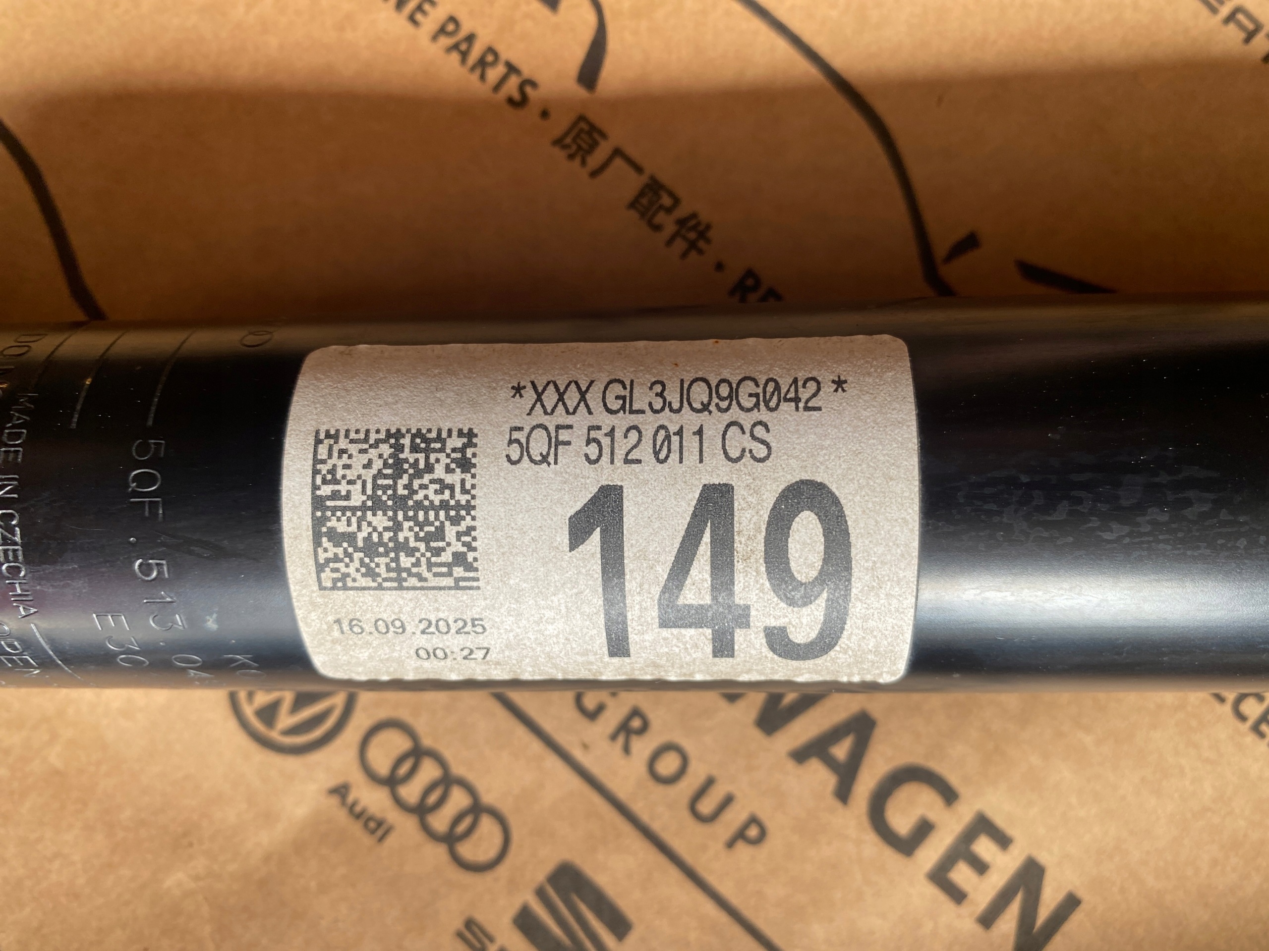 Amortecedor Traseiro Audi Q3 II 83A 5QF513049CE 5QF512011CS