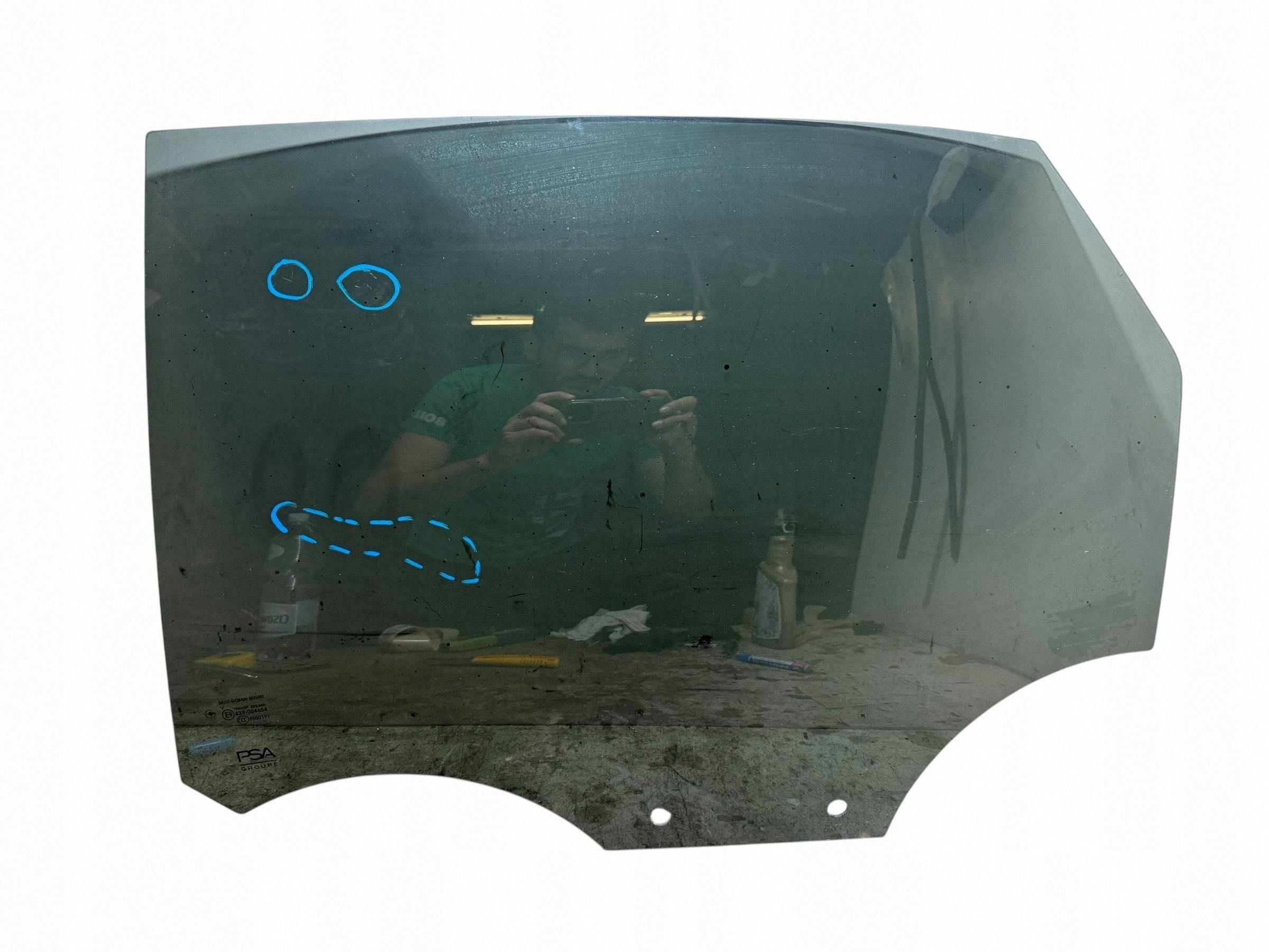 Vidro Porta Traseiro Esq Citroen C4 III e-C4 23r OEM 43R004654