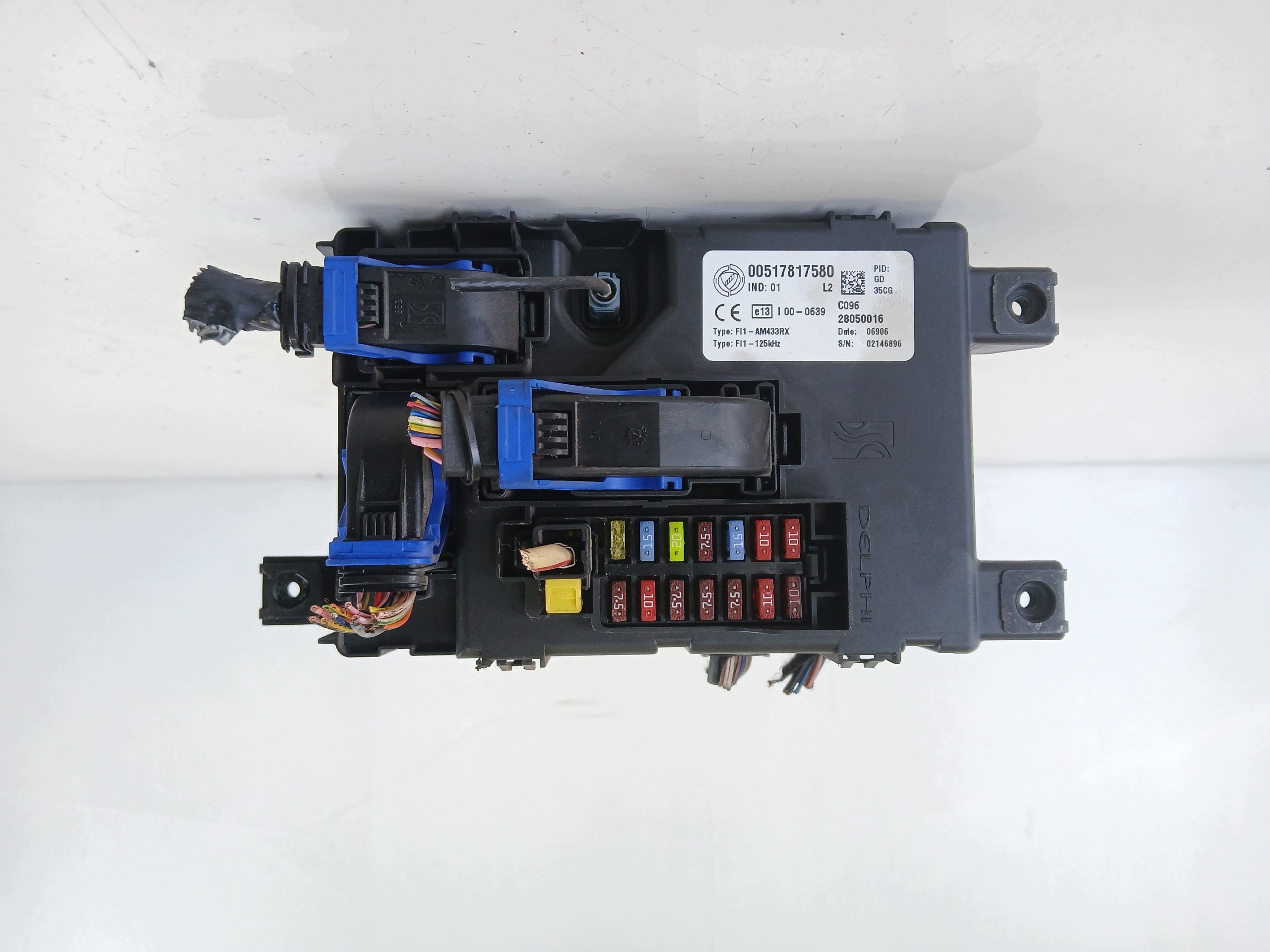FIAT GRANDE PUNTO Sulaketaulu BSI 00517817580