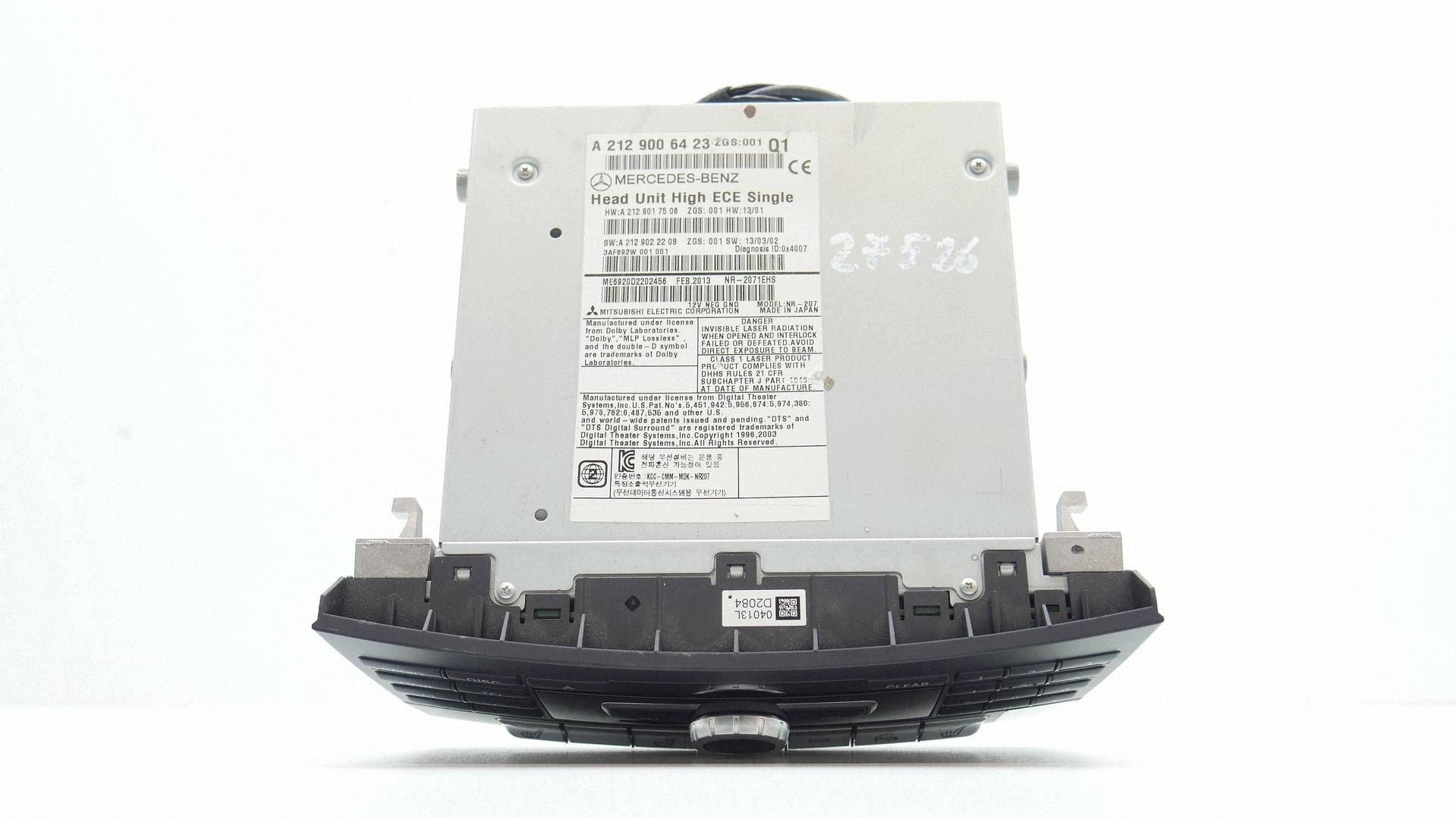 Radio Navi Mercedes E W212 Lift A2129006423 OEM WAH45525 image 4