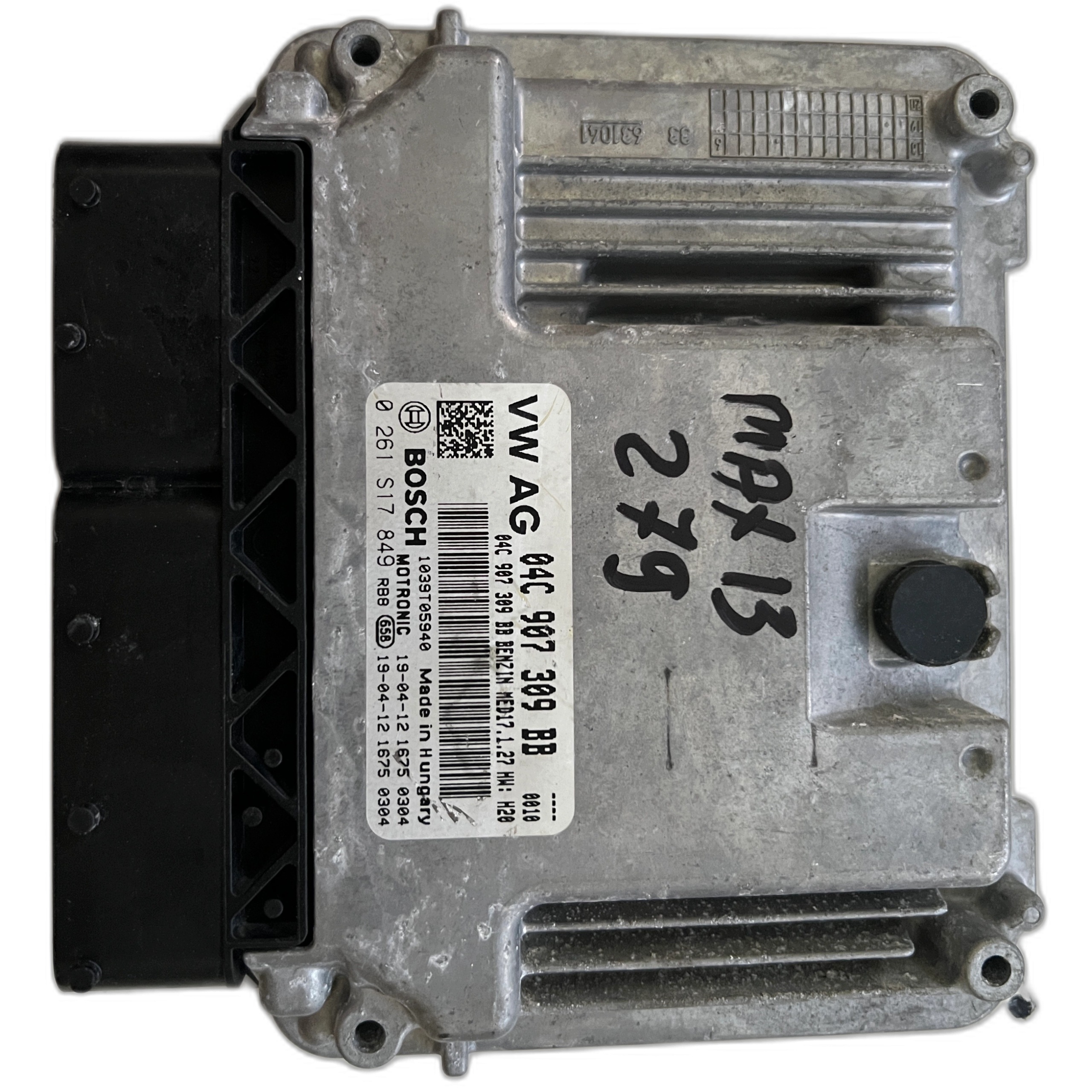 VW POLO 1.0 TSI DKLA 04C907309BB 1049T05940 0261S17849 COMPUTADORA ORIGINAL image 2