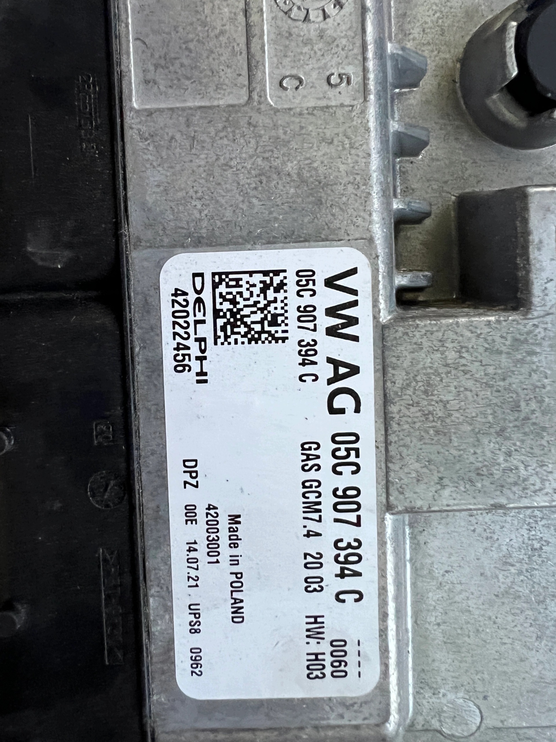VW Golf 1.0 TSI Computador 05C907394D image 5