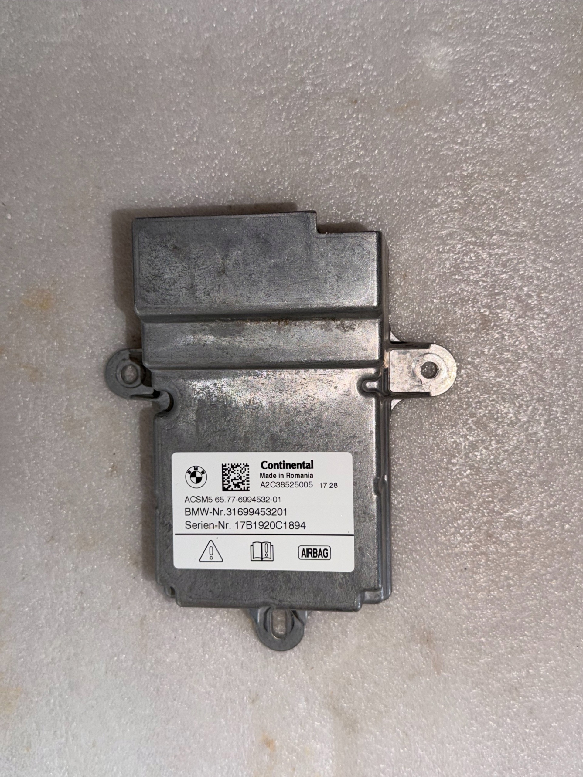 BMW X3 G01 X4 G02 Module Airbag 65776994532 image 2