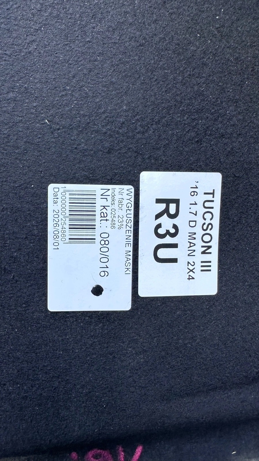 Konepellin äänieriste Hyundai Tucson TL 81125-D7000 15-20