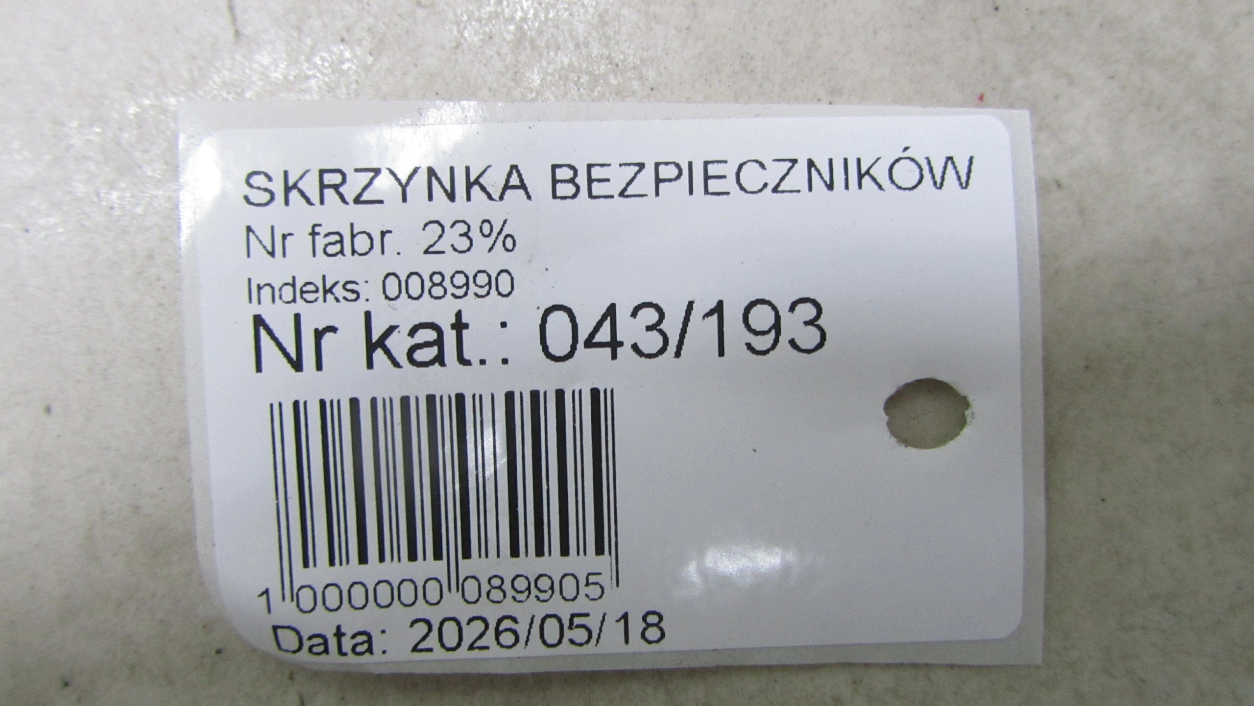 Sicherungskasten Jaguar XE (X760) 2.0D