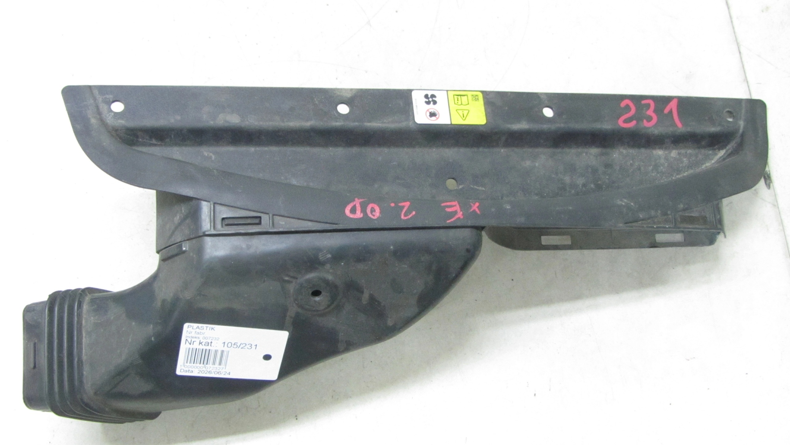 Luftansauger Jaguar XE 2.0D GX73-9H722-AA image 3