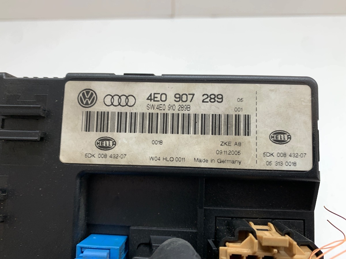 Module Confort Audi A8 D3 4E0907289 image 4