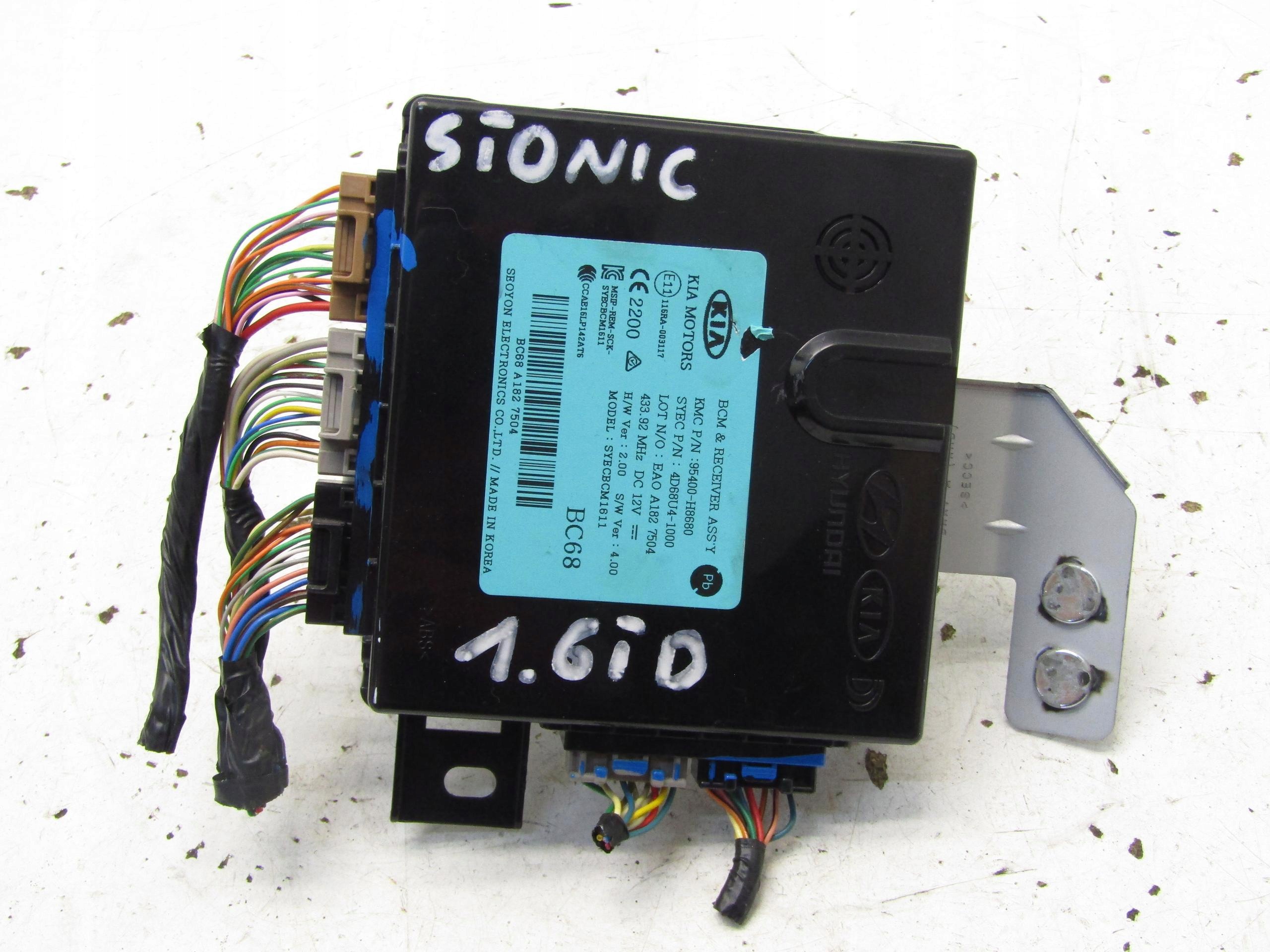 Module BCM Kia Rio V Stonic 95400-H8680 image 2