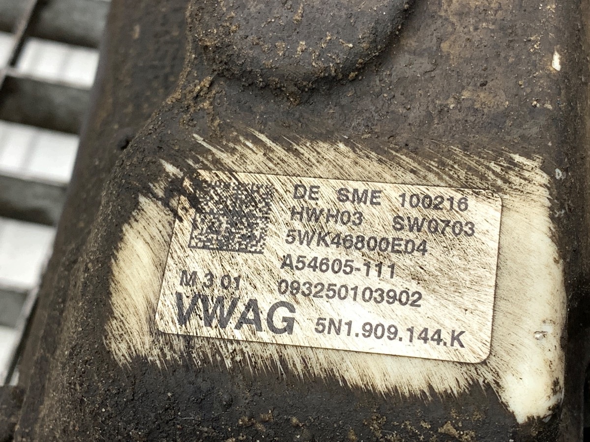 Crémaillère direction VW Passat CC B6 5N1909144K image 9