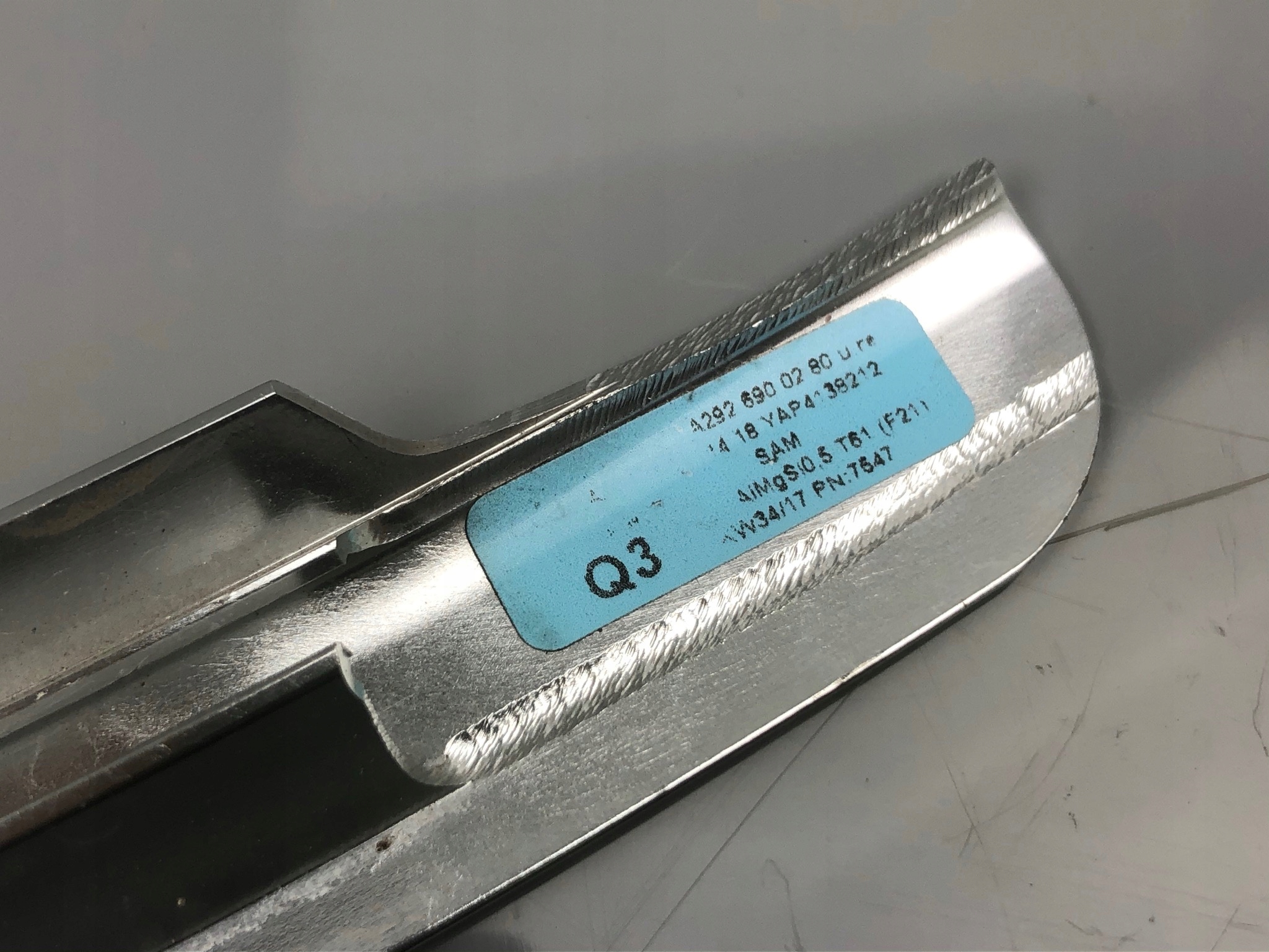 Liste chromée Mercedes-Benz OE A2926900280 image 3