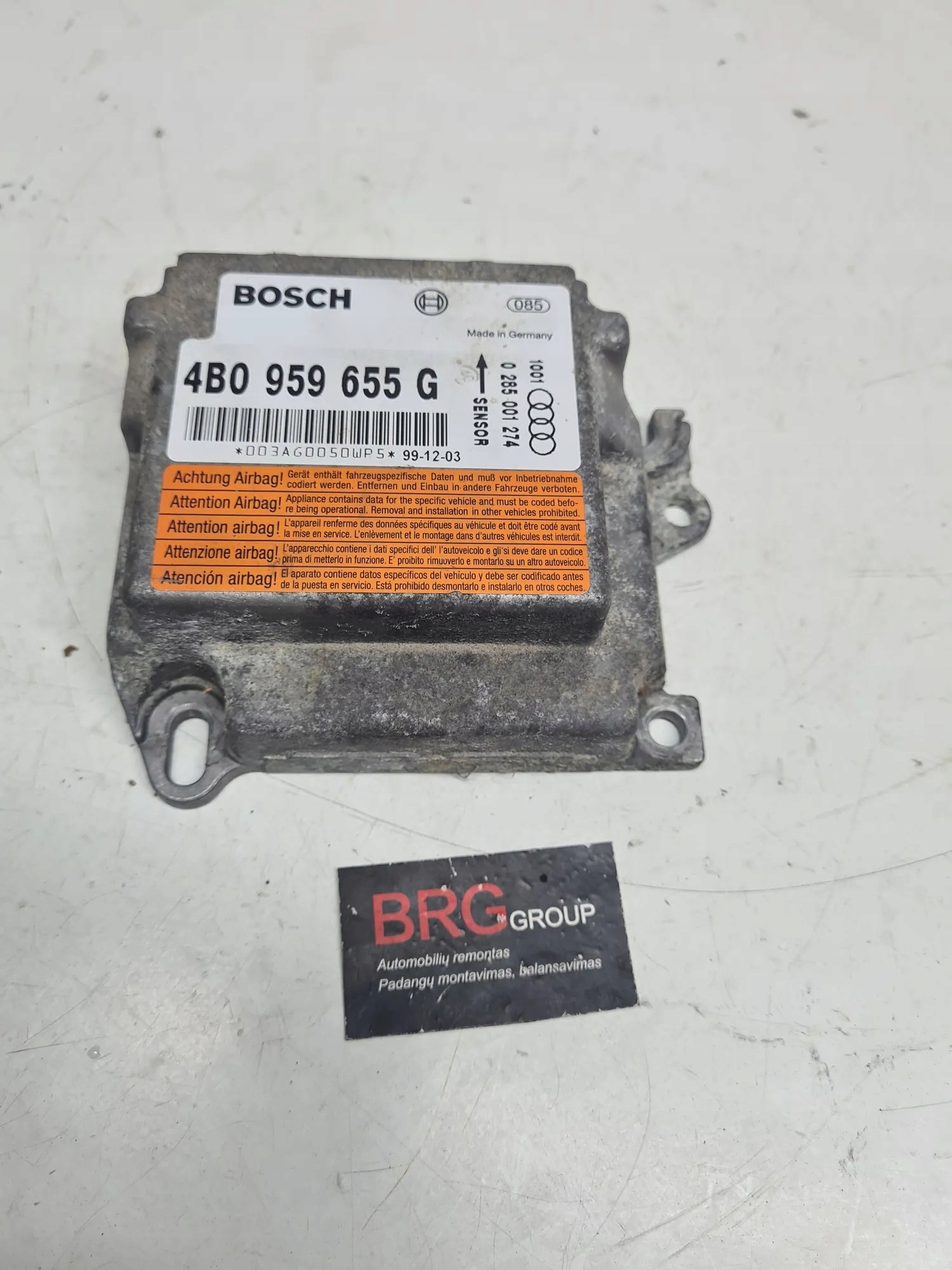 Module Airbag Audi A6 C5 4B0959655G Occasion image 2
