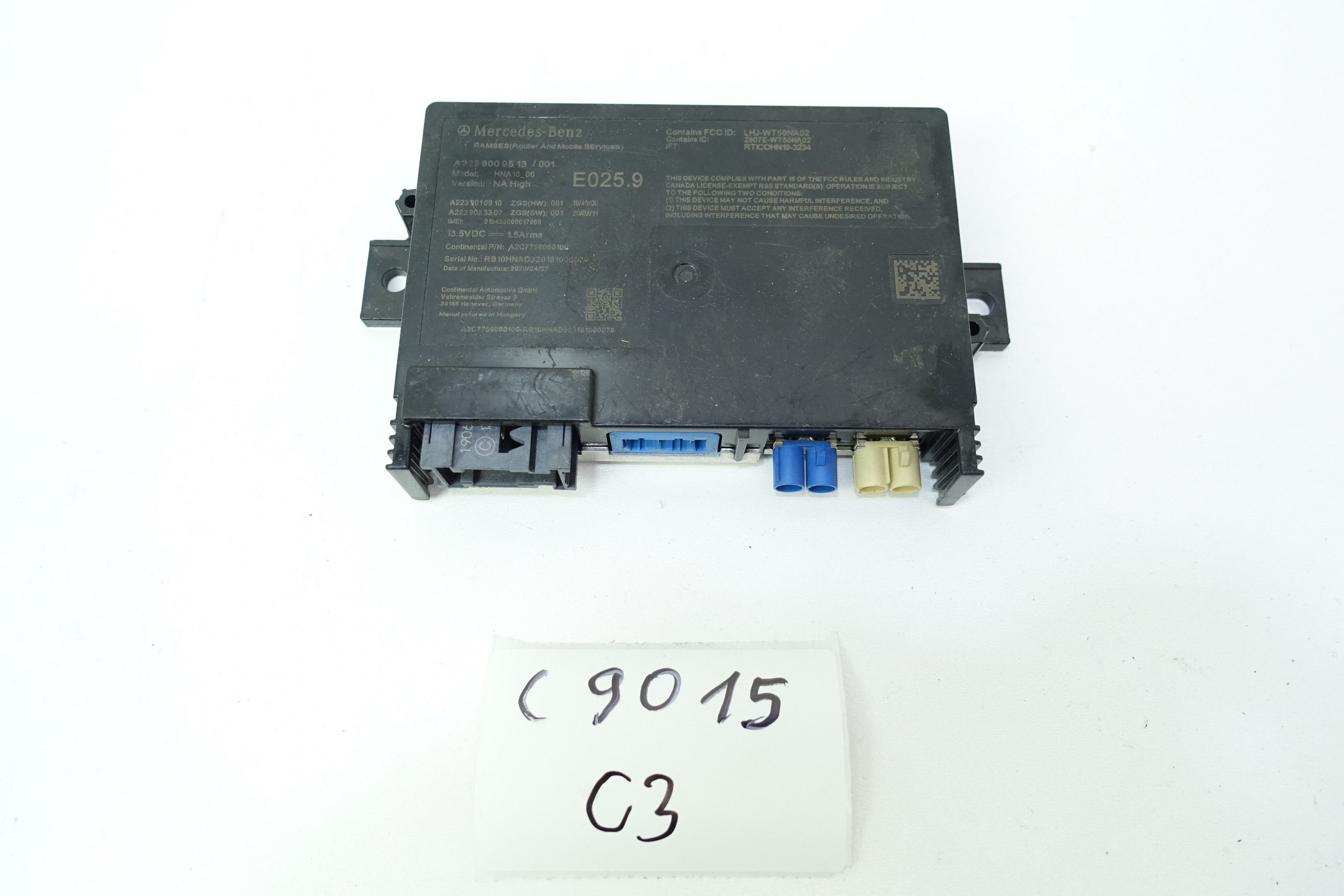 Mercedes S A2239009513 Puhelinmoduuli image 2