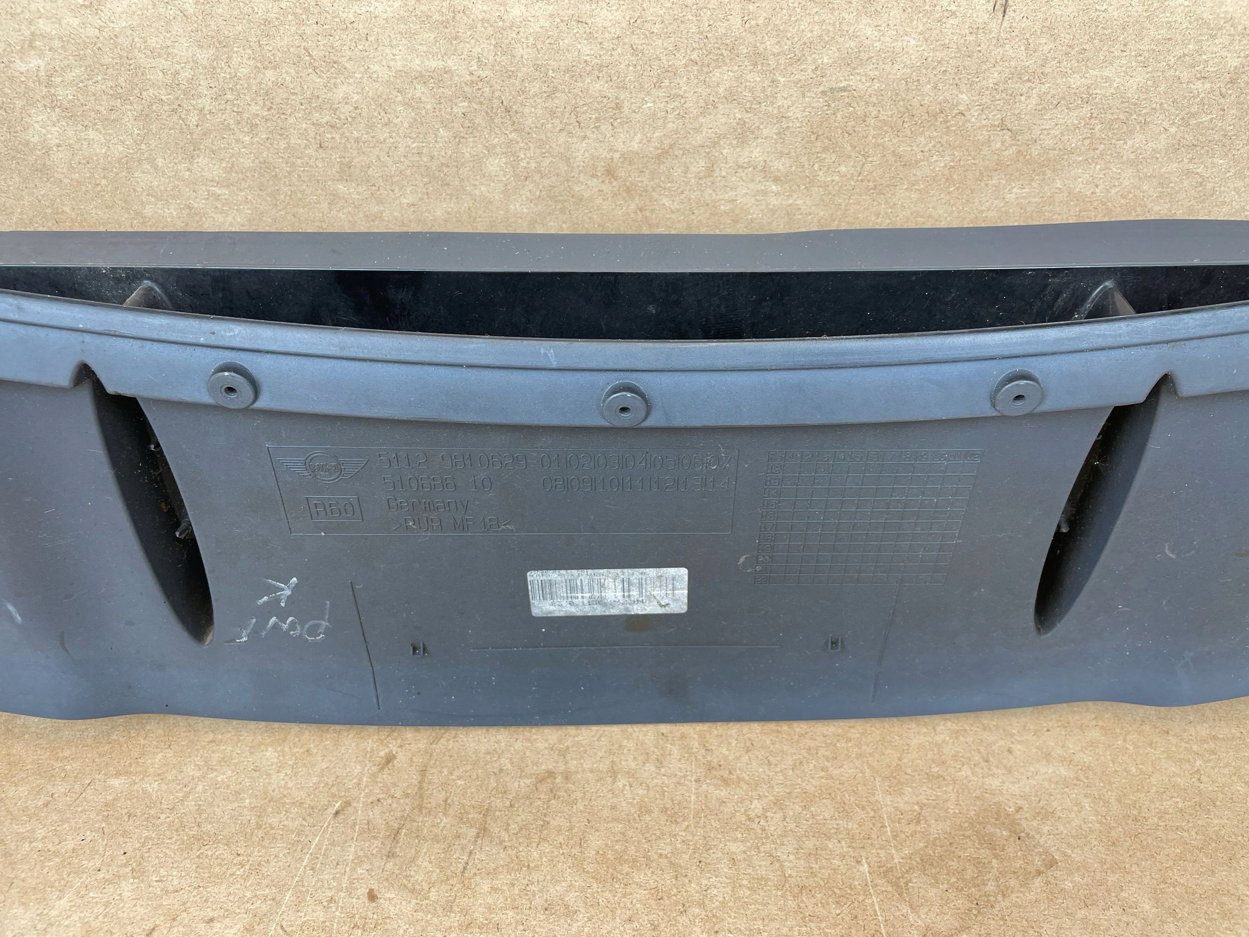 Spoiler Traseiro Mini Paceman R60 R61 9810628 image 6