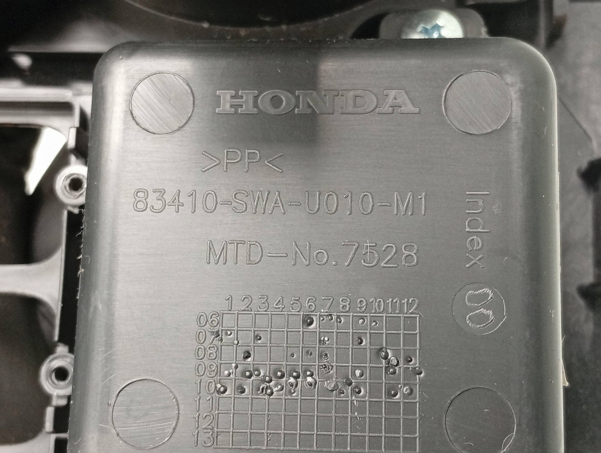 Honda CR-V 2000 Bekerhouder Dashboard 83403SWAU010M1 image 7