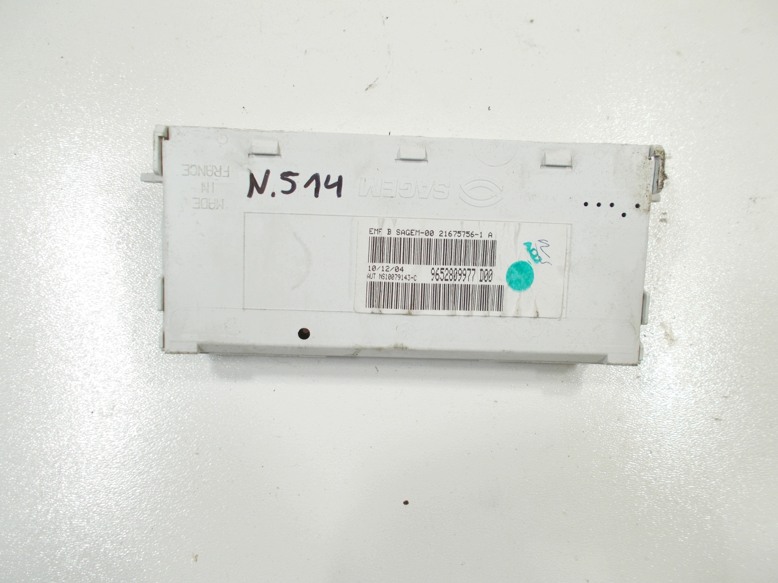 EYE RAYER CHORAN MODULE 9652809977 image 3