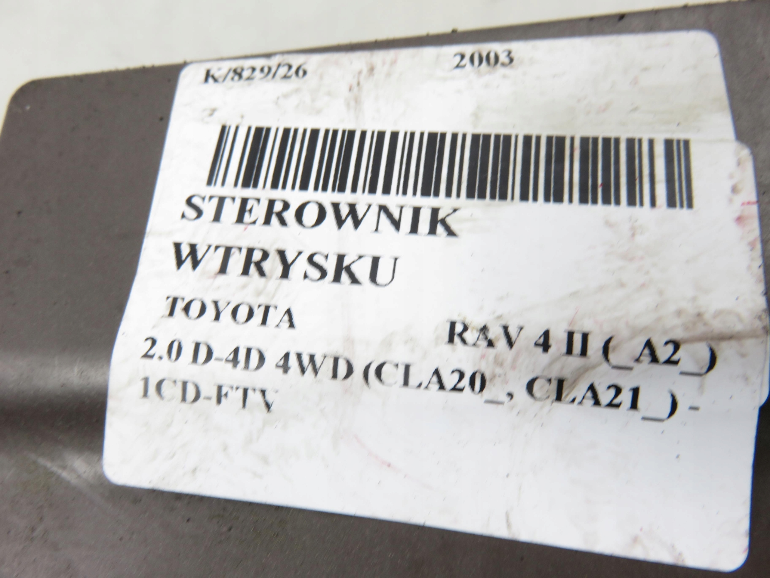 Steuergerät Toyota RAV4 II 2.0 D-4D 8987126010 image 10