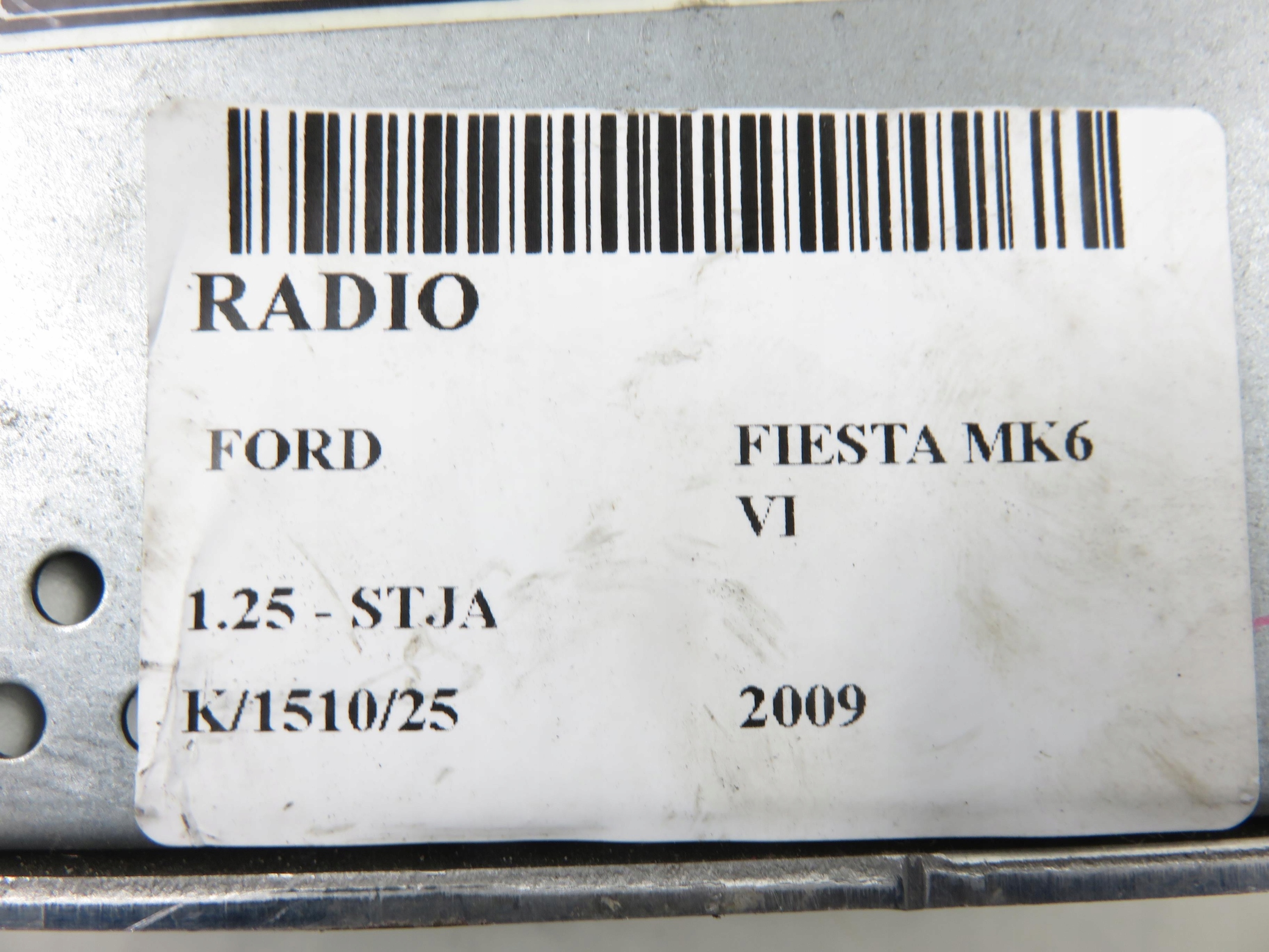 Rádio Ford Fiesta MK6 VI 8A6T18C815BN image 9