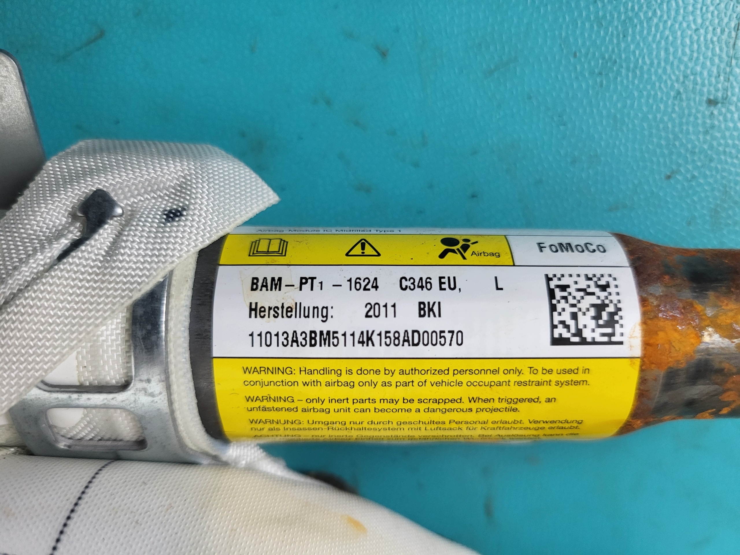 FORD FOCUS MK3 11r KURTYNA LEWA AIR BAG 5D HB PA0405 image 4