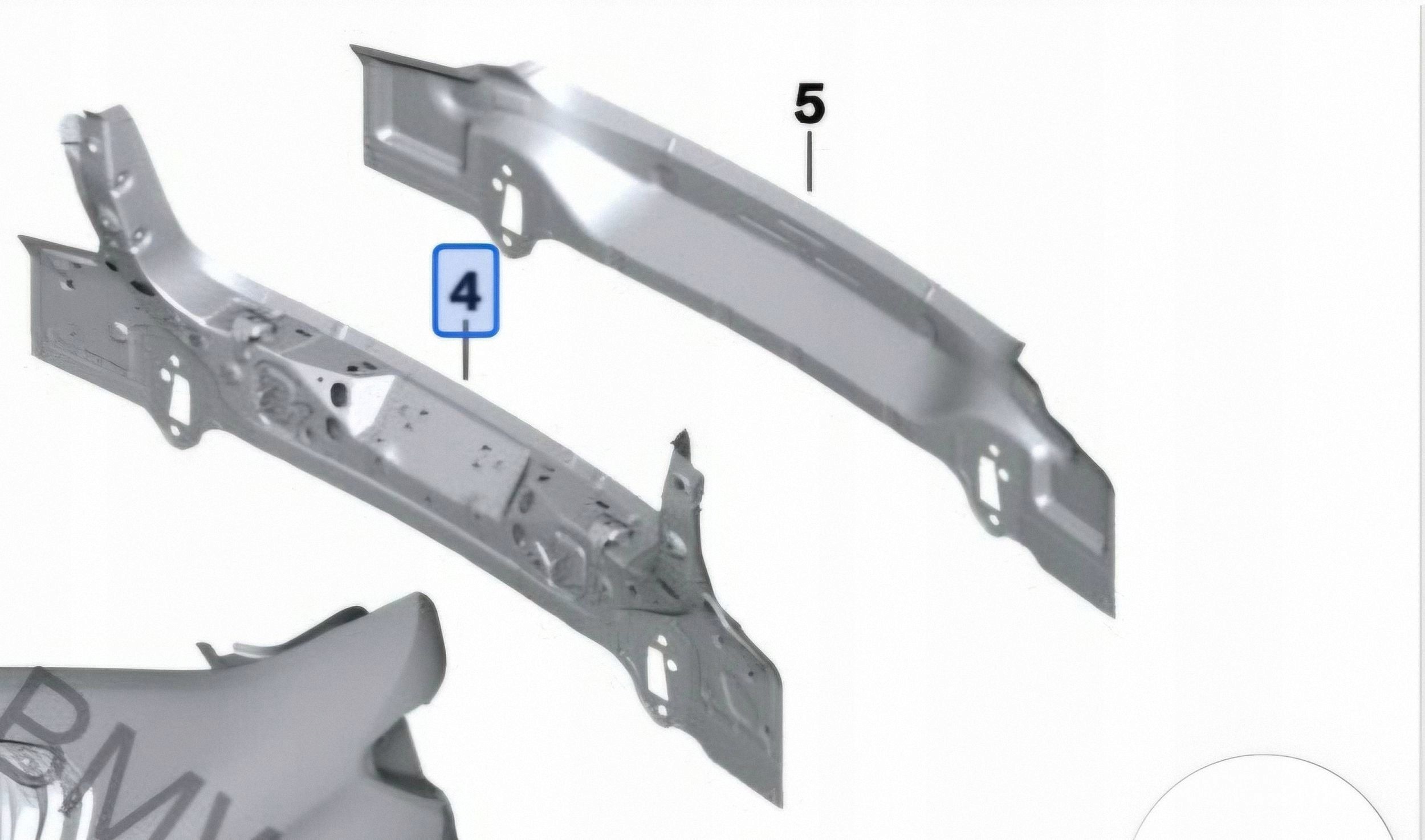 BMW 3 G20 G80 Heckkarosserie-Panel DWZ11891 Gebraucht image 5