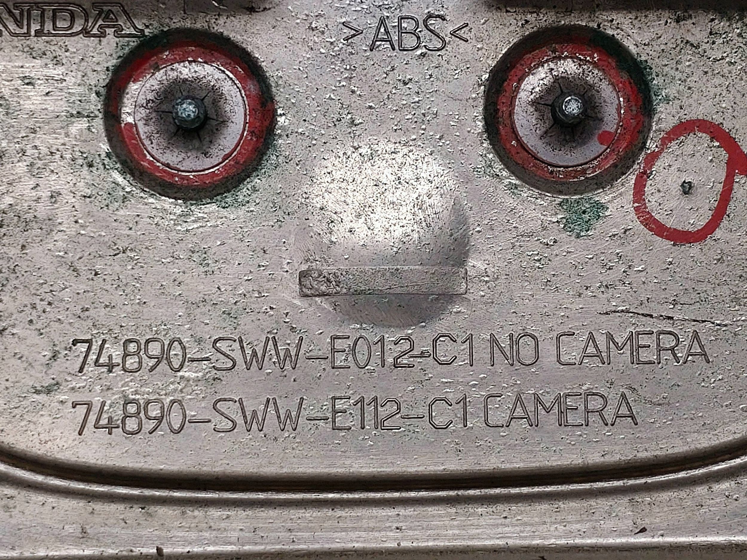 Honda CR-V 2010 Bandeau éclairage plaque 74890SWWE012 image 10