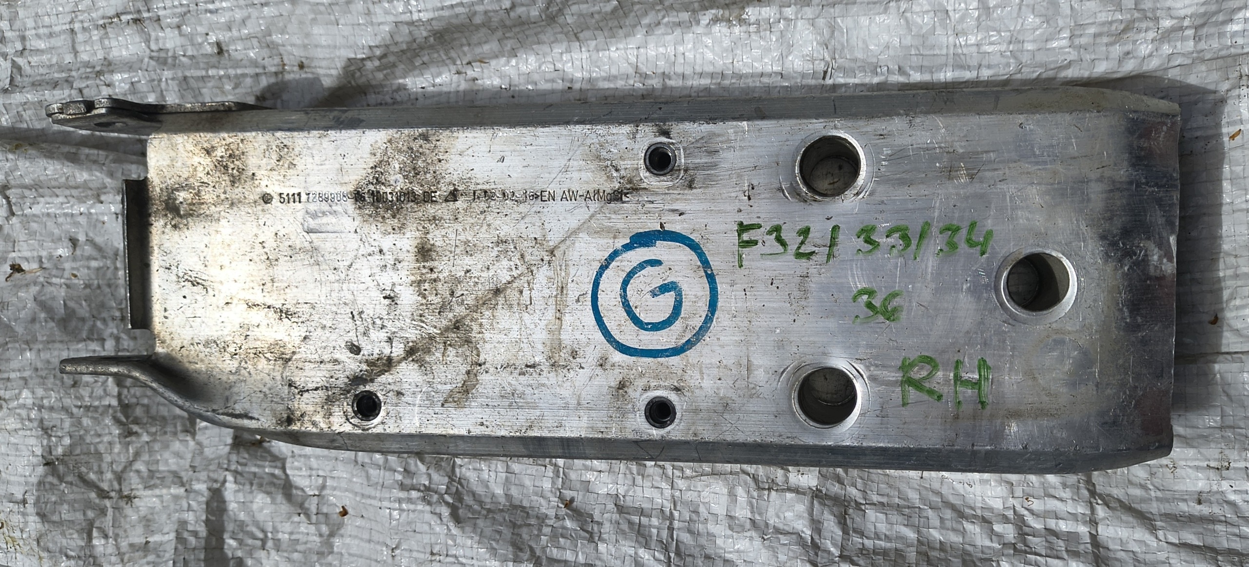 BMW 4 F32 F33 F36 3 GT F34 Knautschzone Träger Rechts Oben image 2
