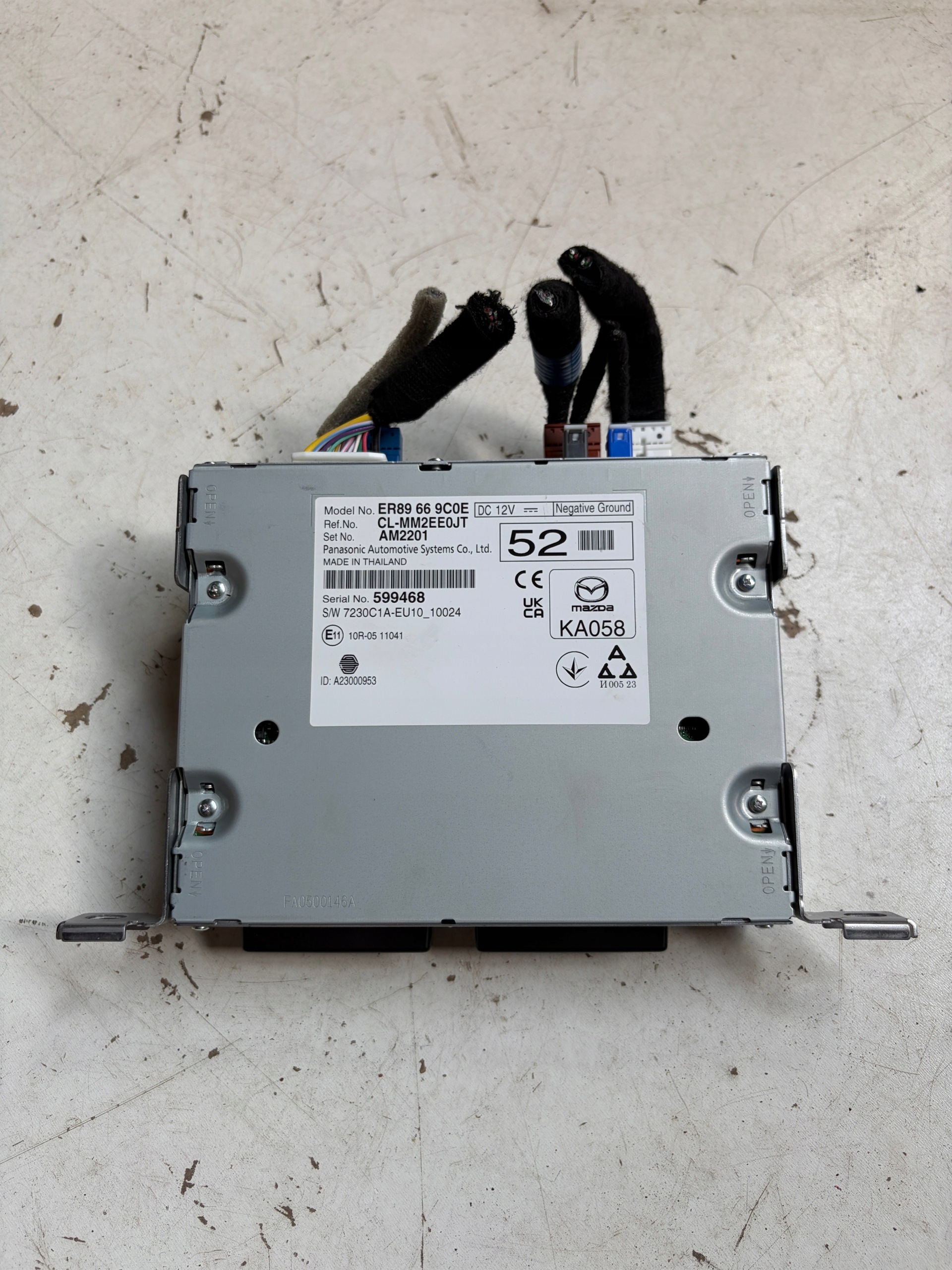 MAZDA CX-30 LIFT RADIO NAVIGATION ER89669C0E image 2