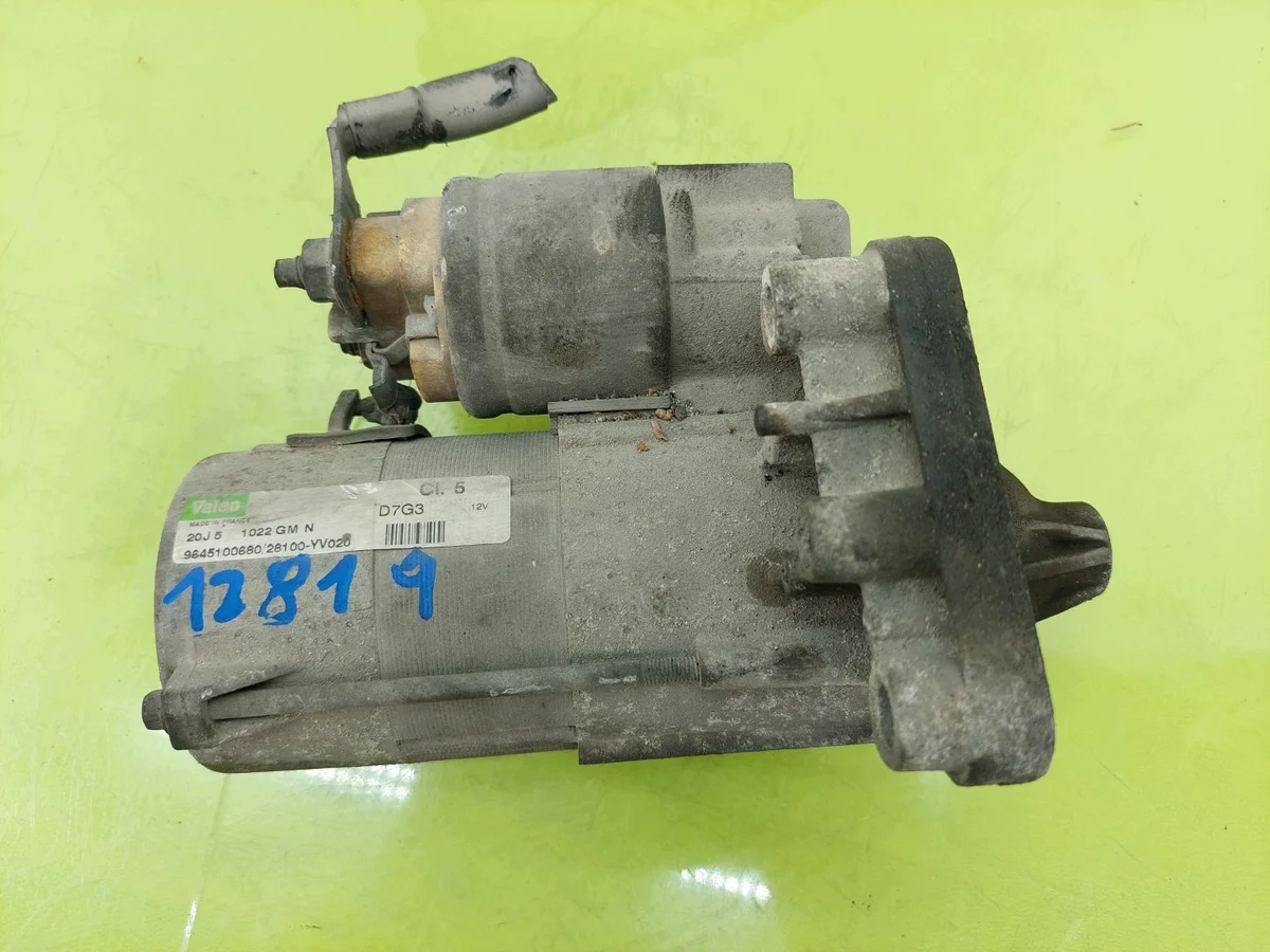 Starttimoottori Peugeot 407 1.6 HDI