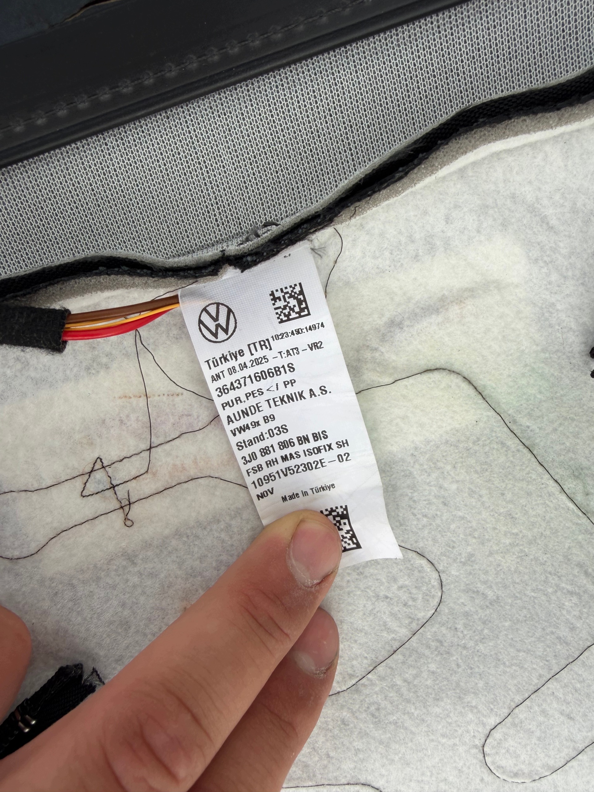 VW Passat B9 3J0 Dossier Siège Droit JOZEEK 3J0881806BN image 7