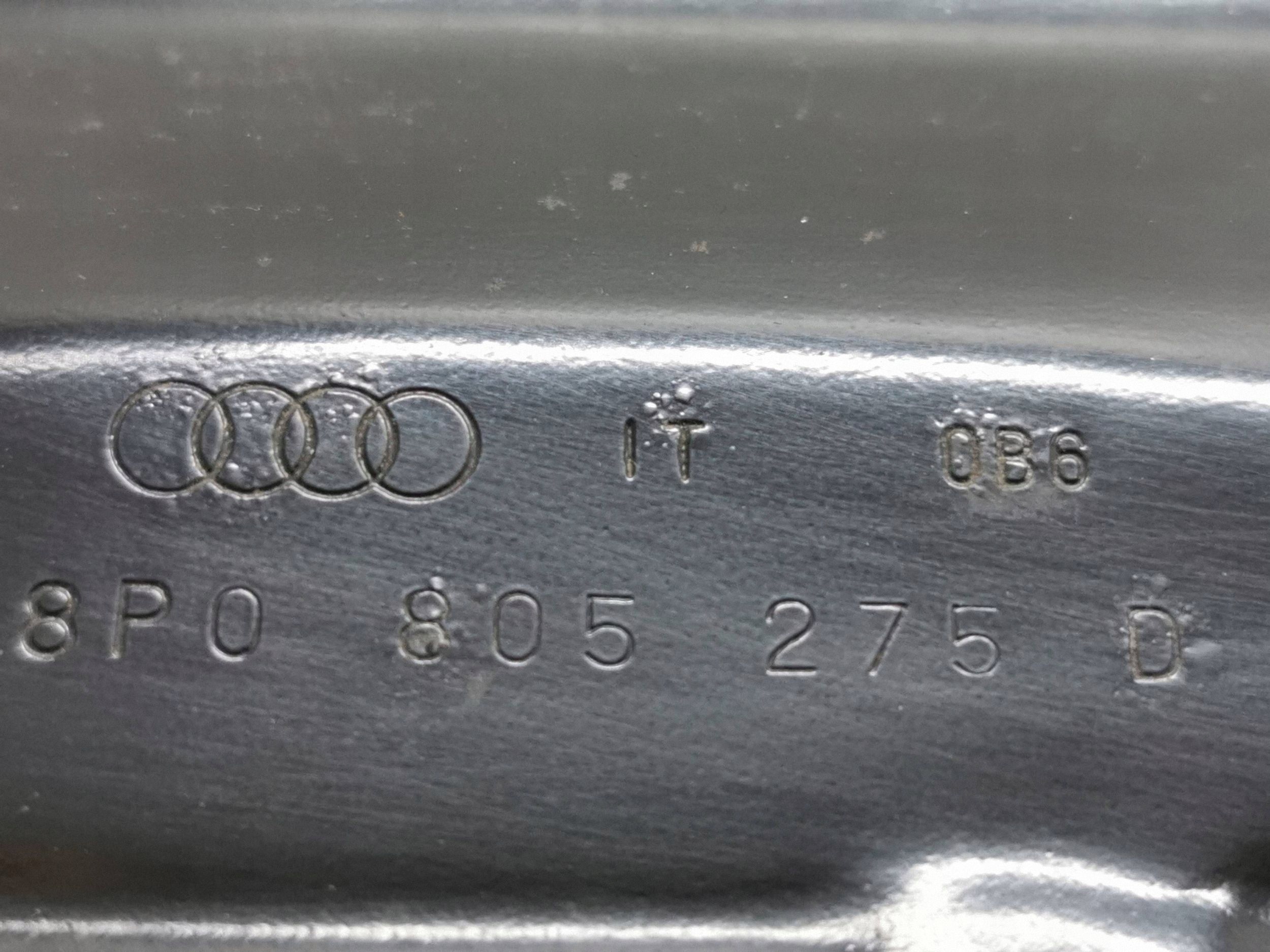 Cloison compartiment moteur Audi A3 S3 8P 8P0805275D image 3