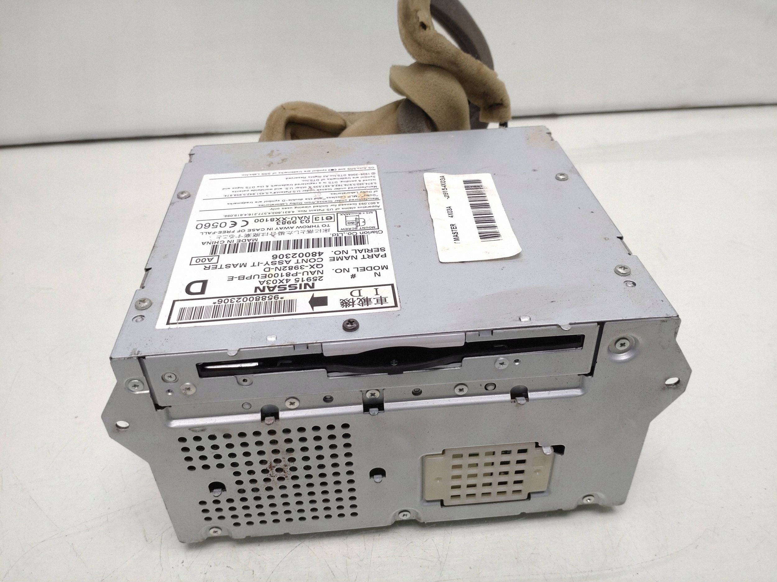Nissan Navara D40 CD/DVD-soitin 259154X03A image 2