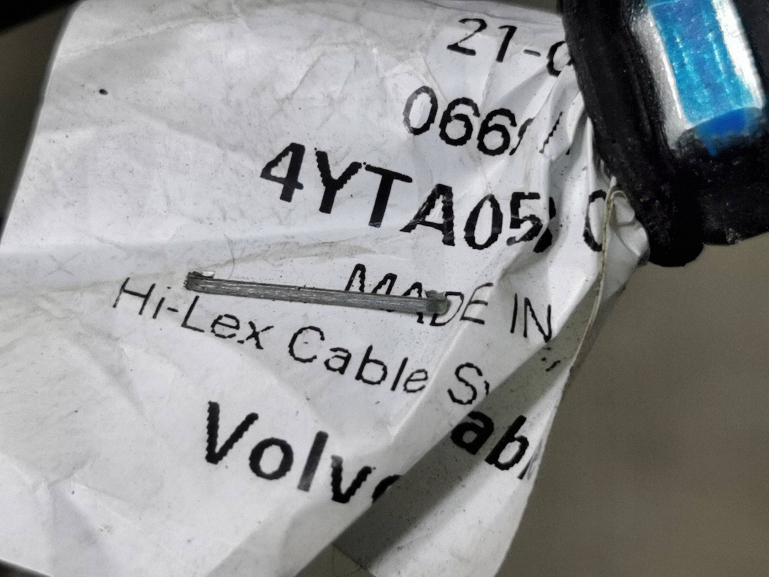 2016 Volvo V40 Cables de cambio 4yta058 image 7